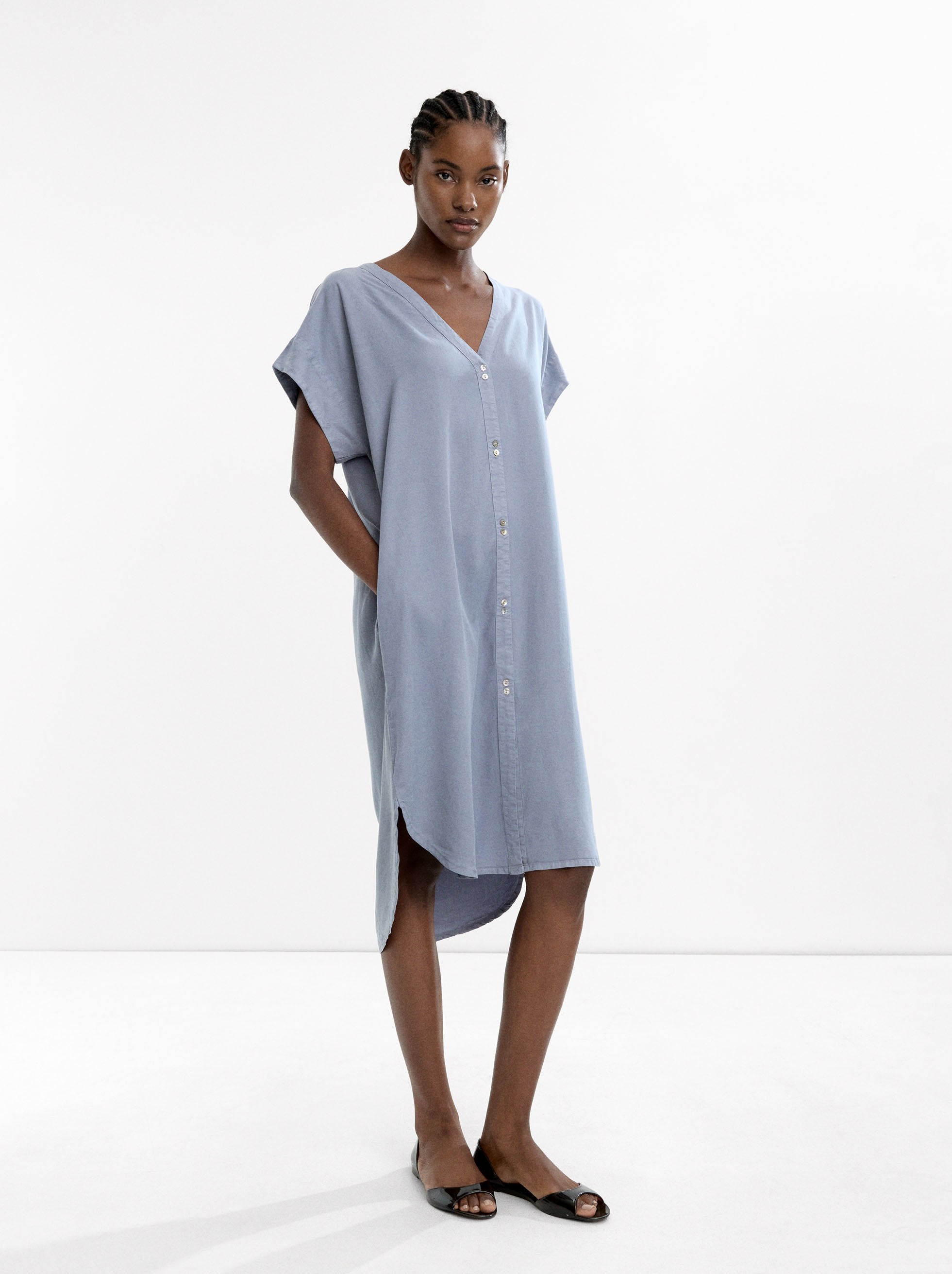 Vestido Corto 100% Lyocell
