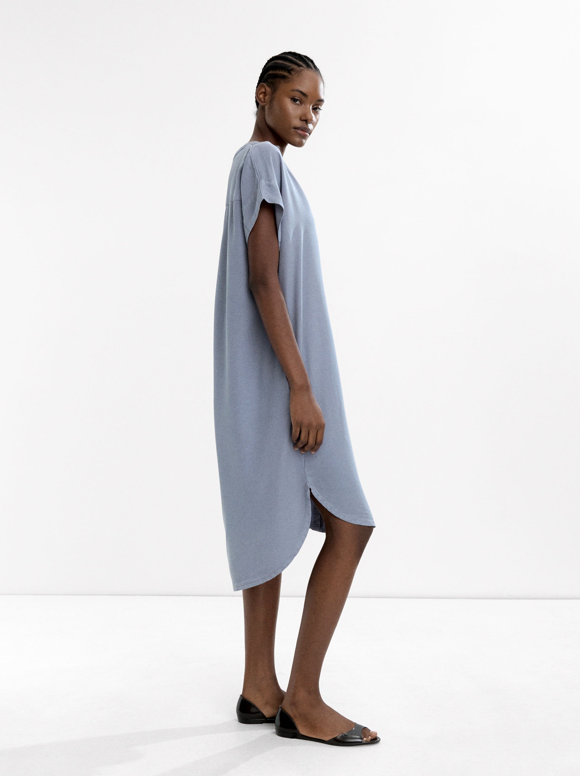 Vestido Corto 100% Lyocell