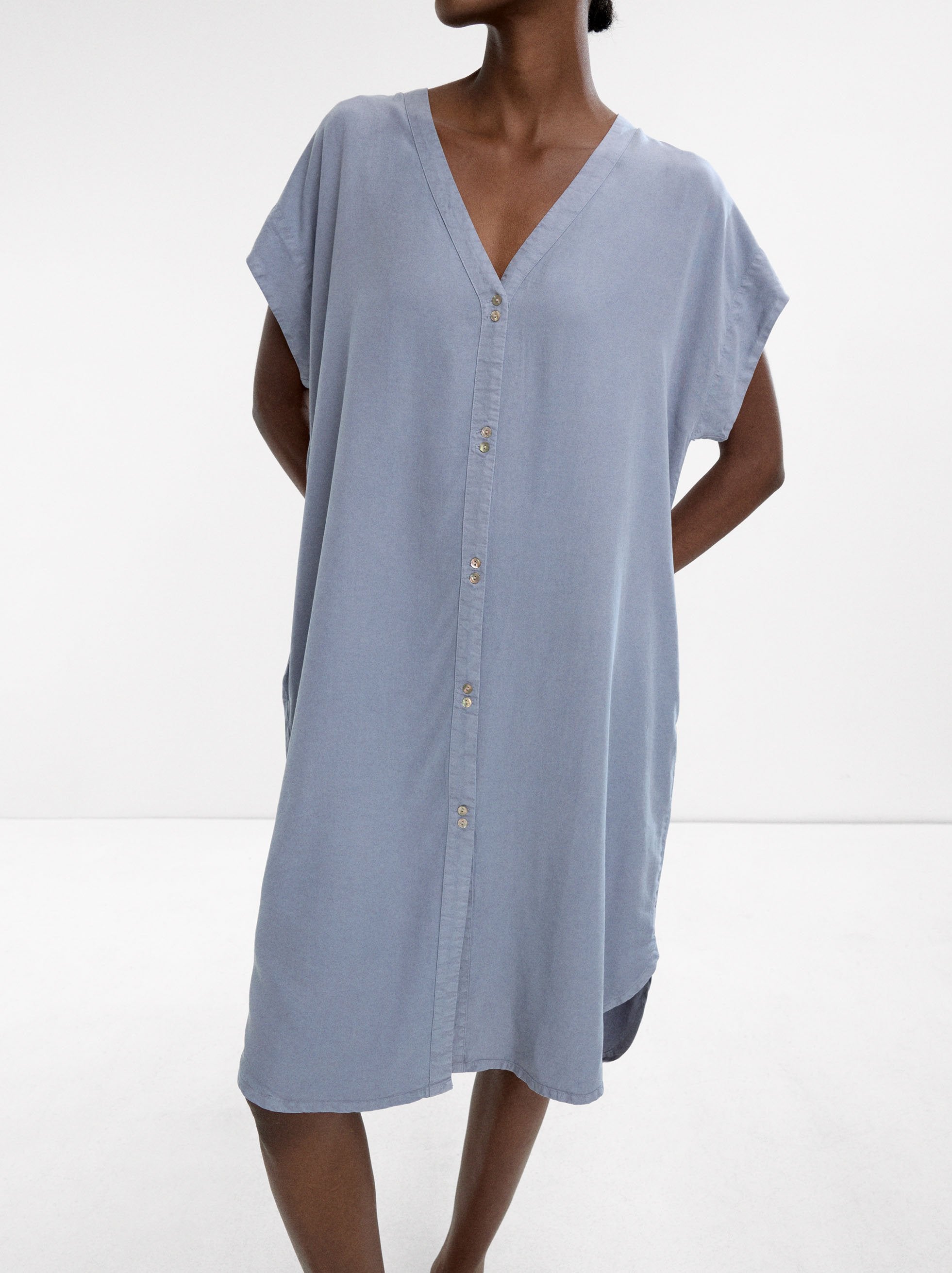 Vestido Corto 100% Lyocell