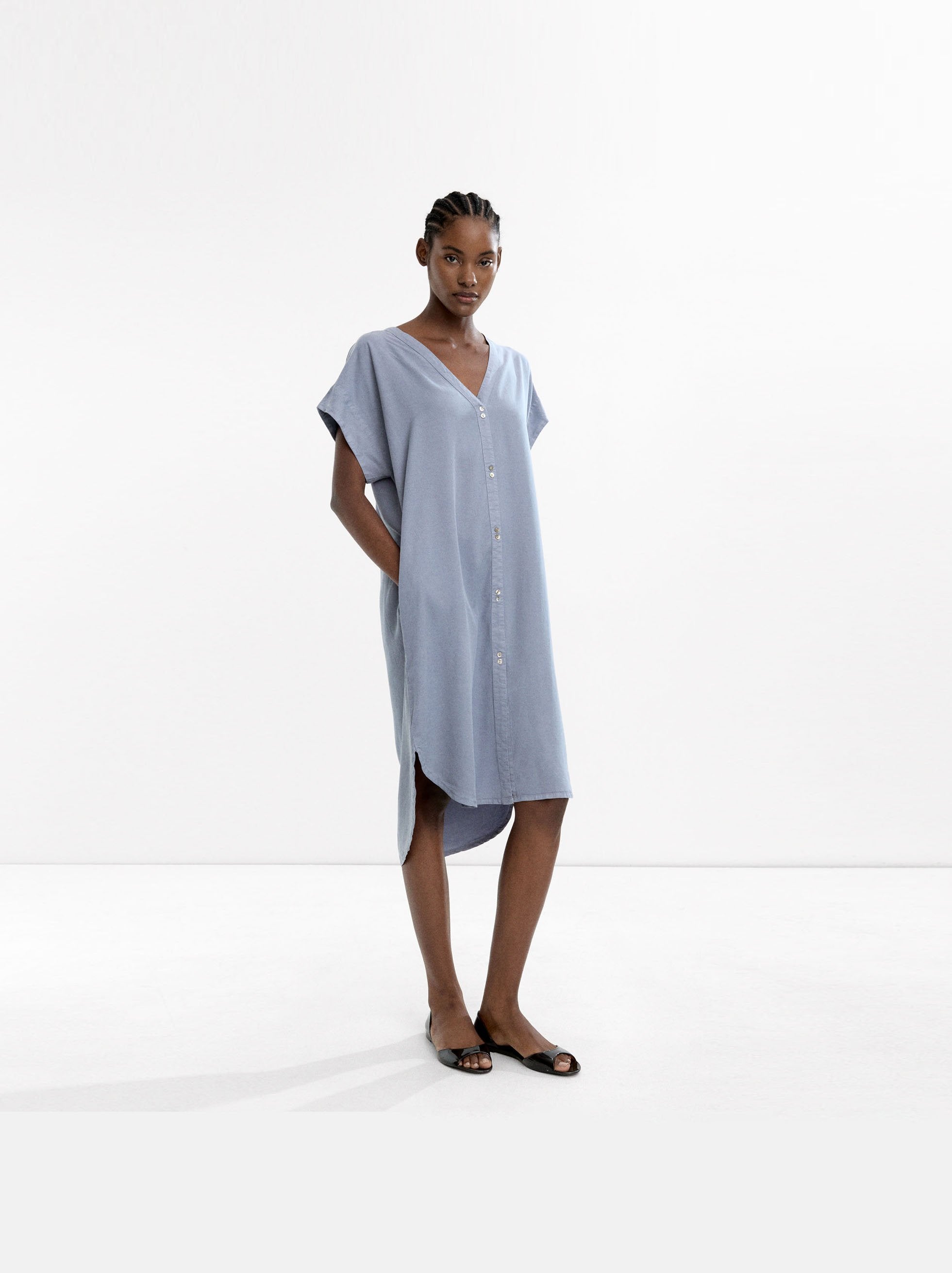 Vestido Corto 100% Lyocell