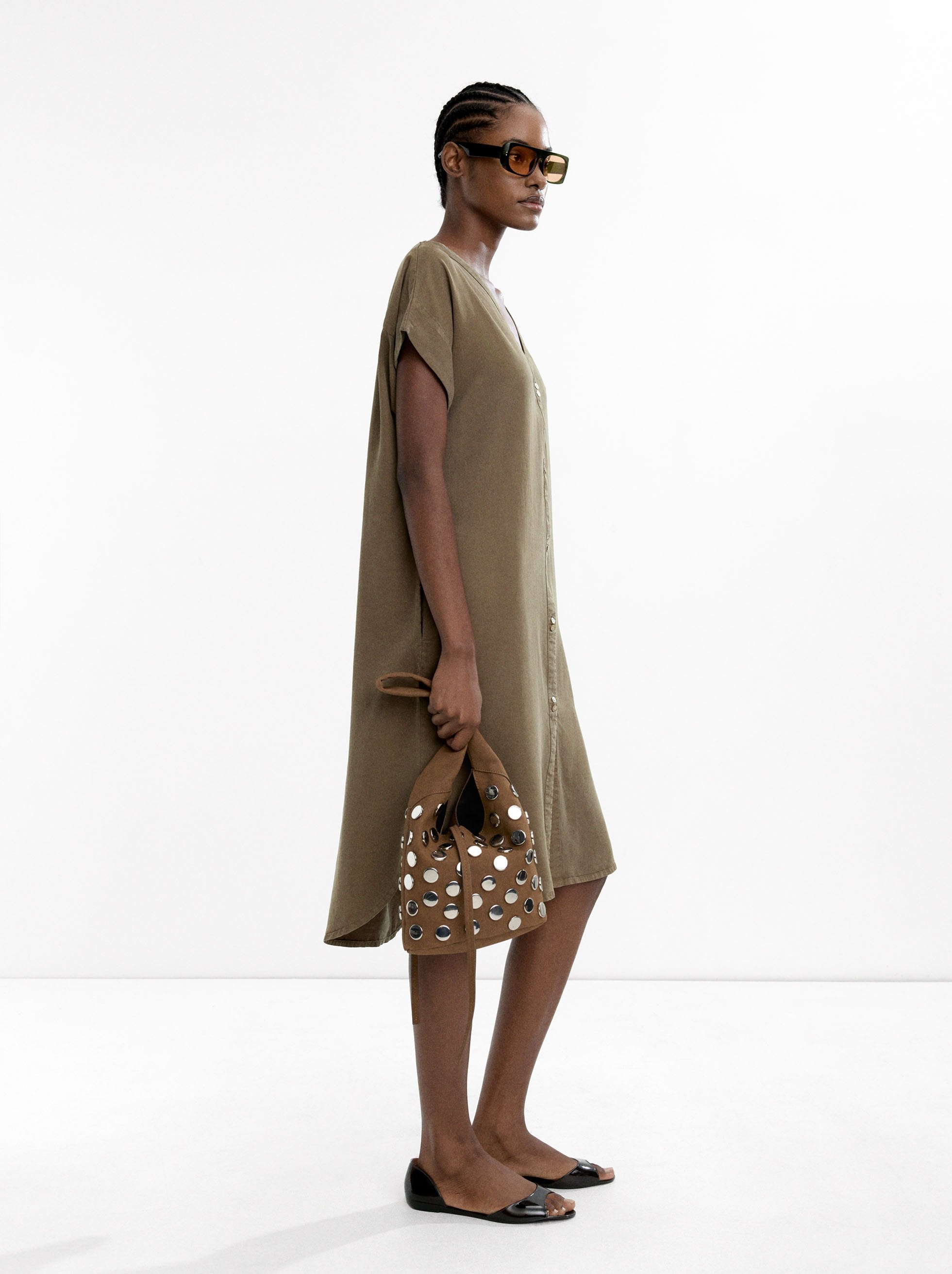 Vestido Corto 100% Lyocell