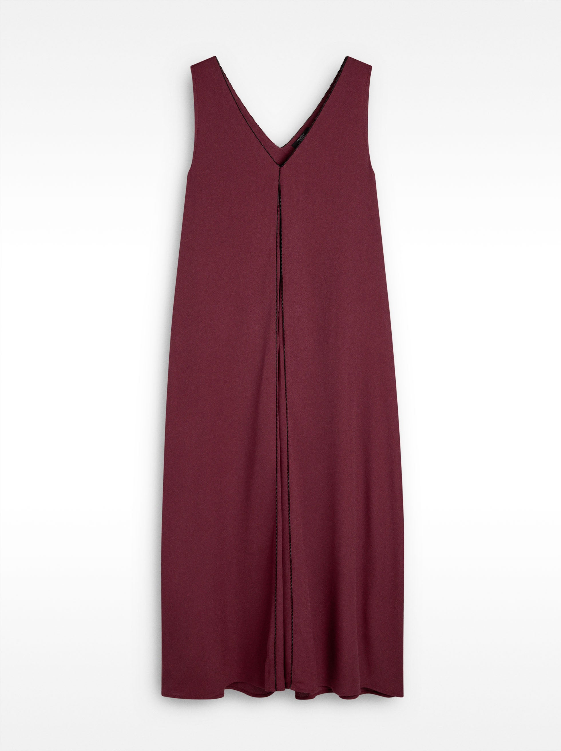 Vestido Largo Detalle De Abalorios