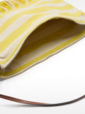 Bolso De Hombro De Algodón A Rayas