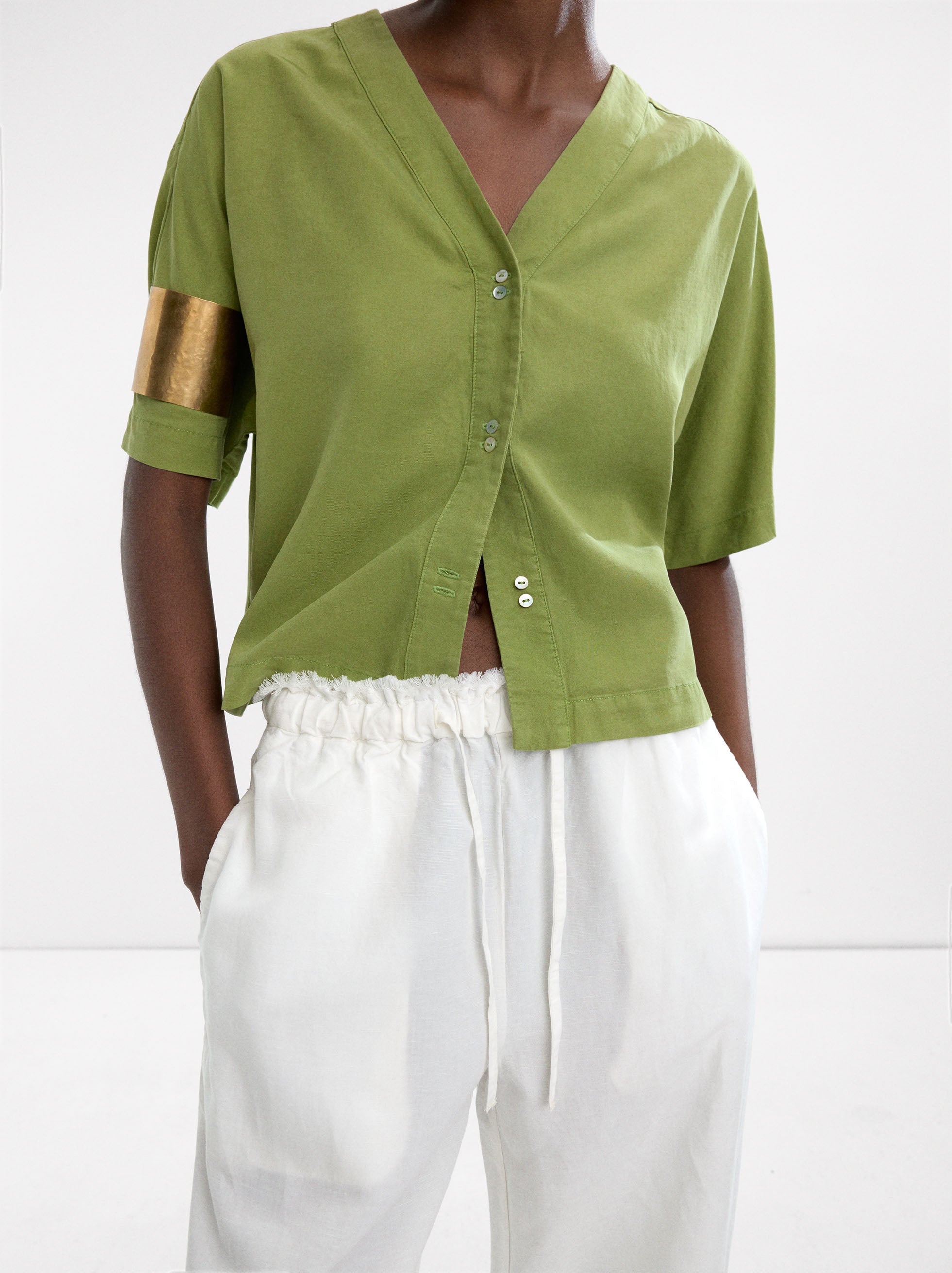 Camisa Manga Corta 100% Lyocell