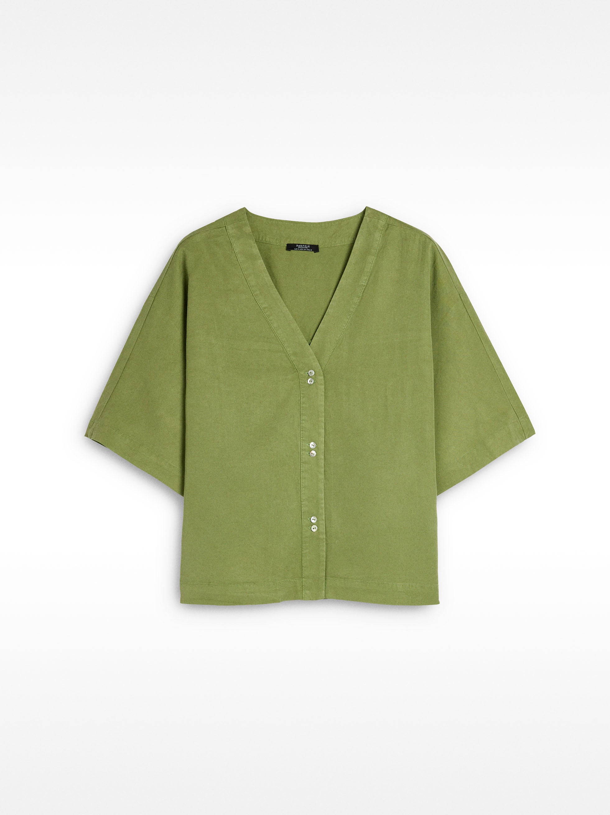 Camisa Manga Corta 100% Lyocell