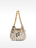 Bolso De Hombro Con Conchas Y Lentejuelas