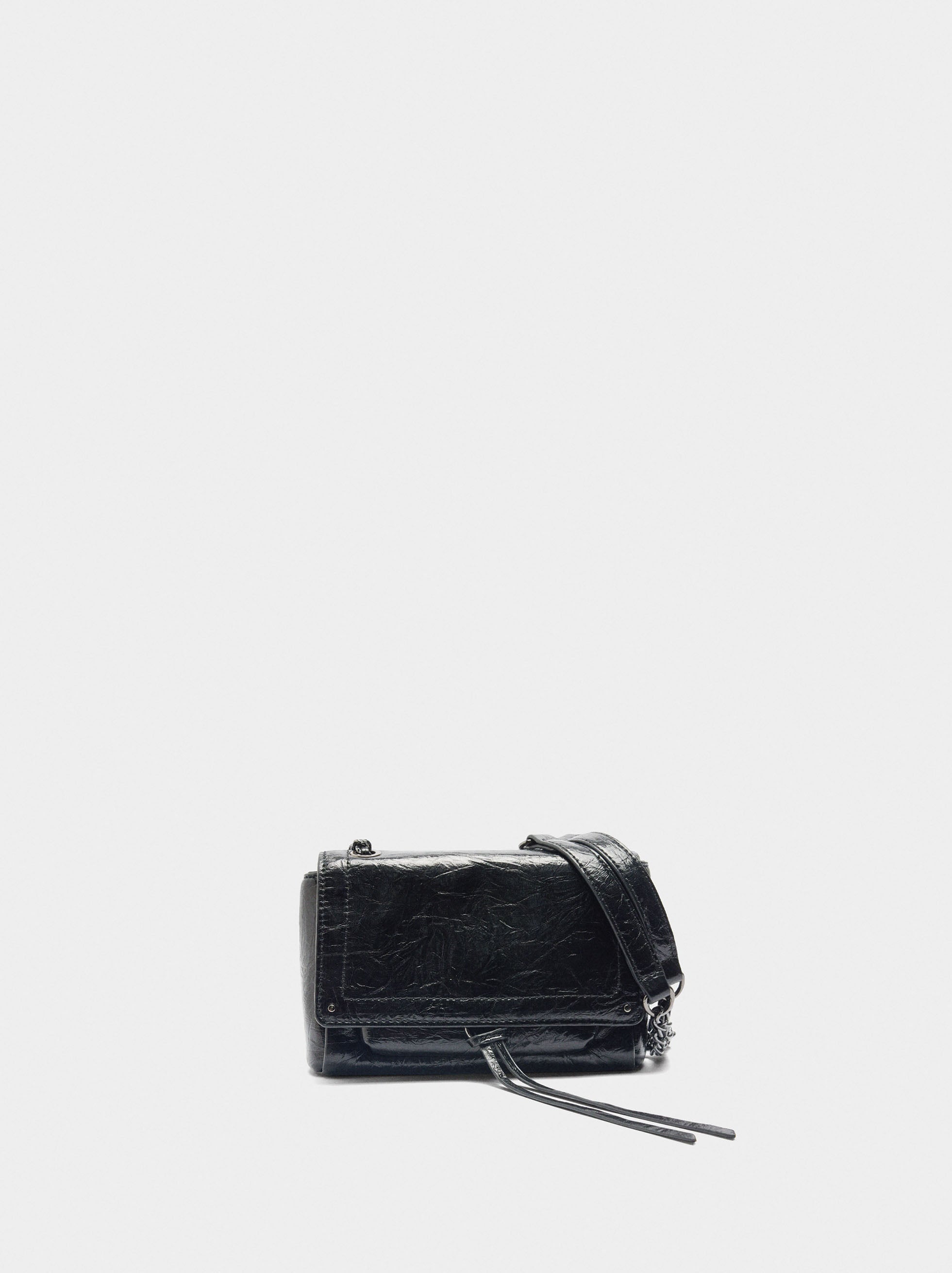 Bolso De Hombro Con Solapa