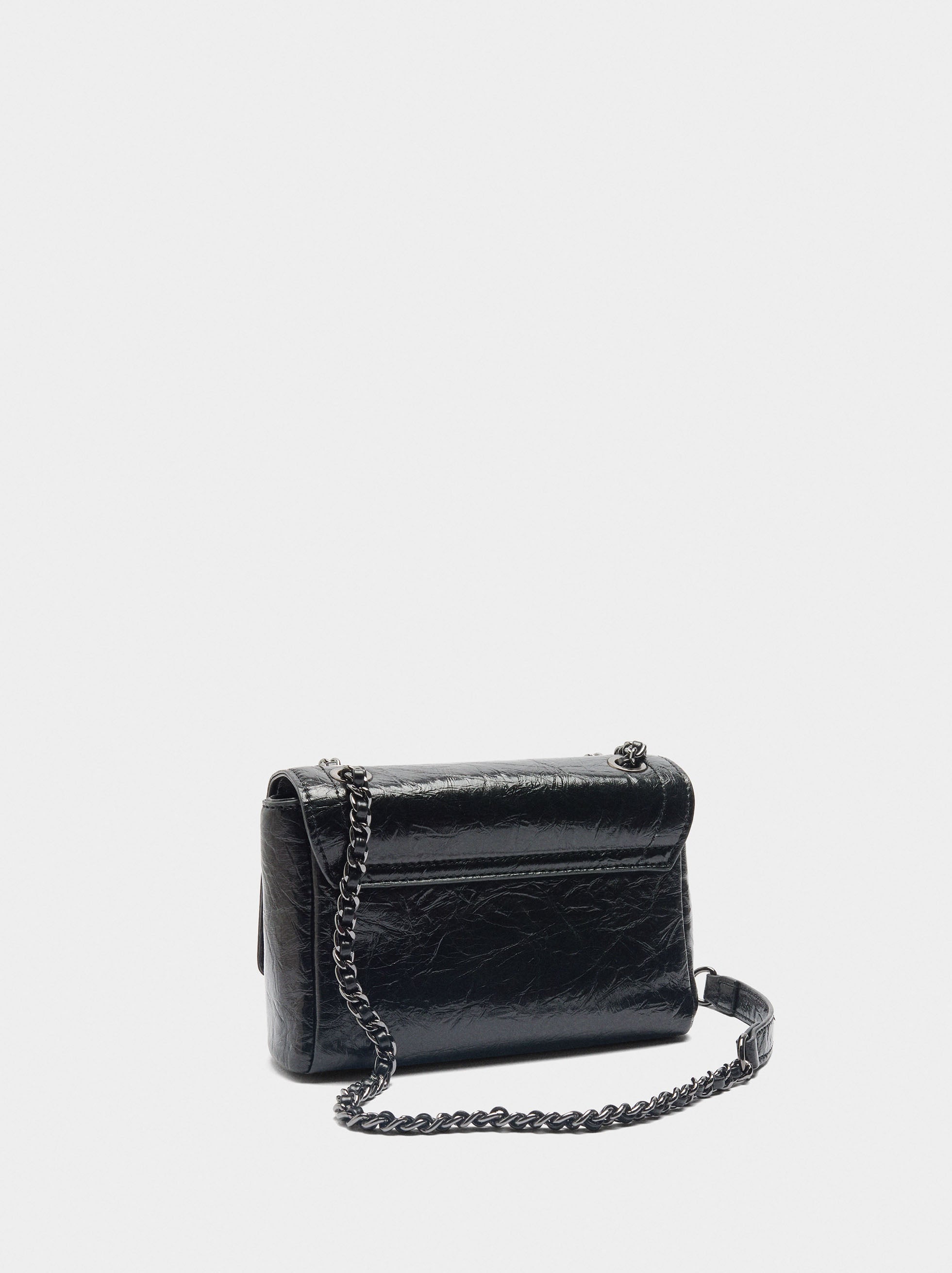 Bolso De Hombro Con Solapa