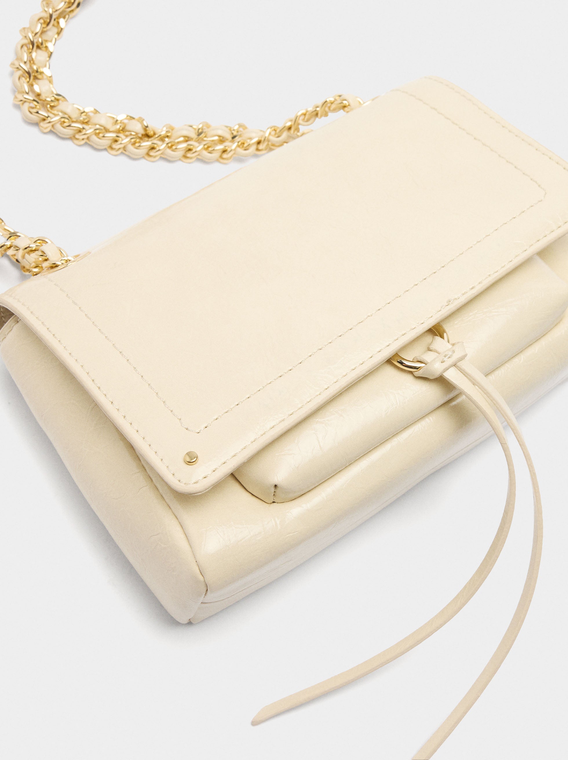 Bolso De Hombro Con Solapa