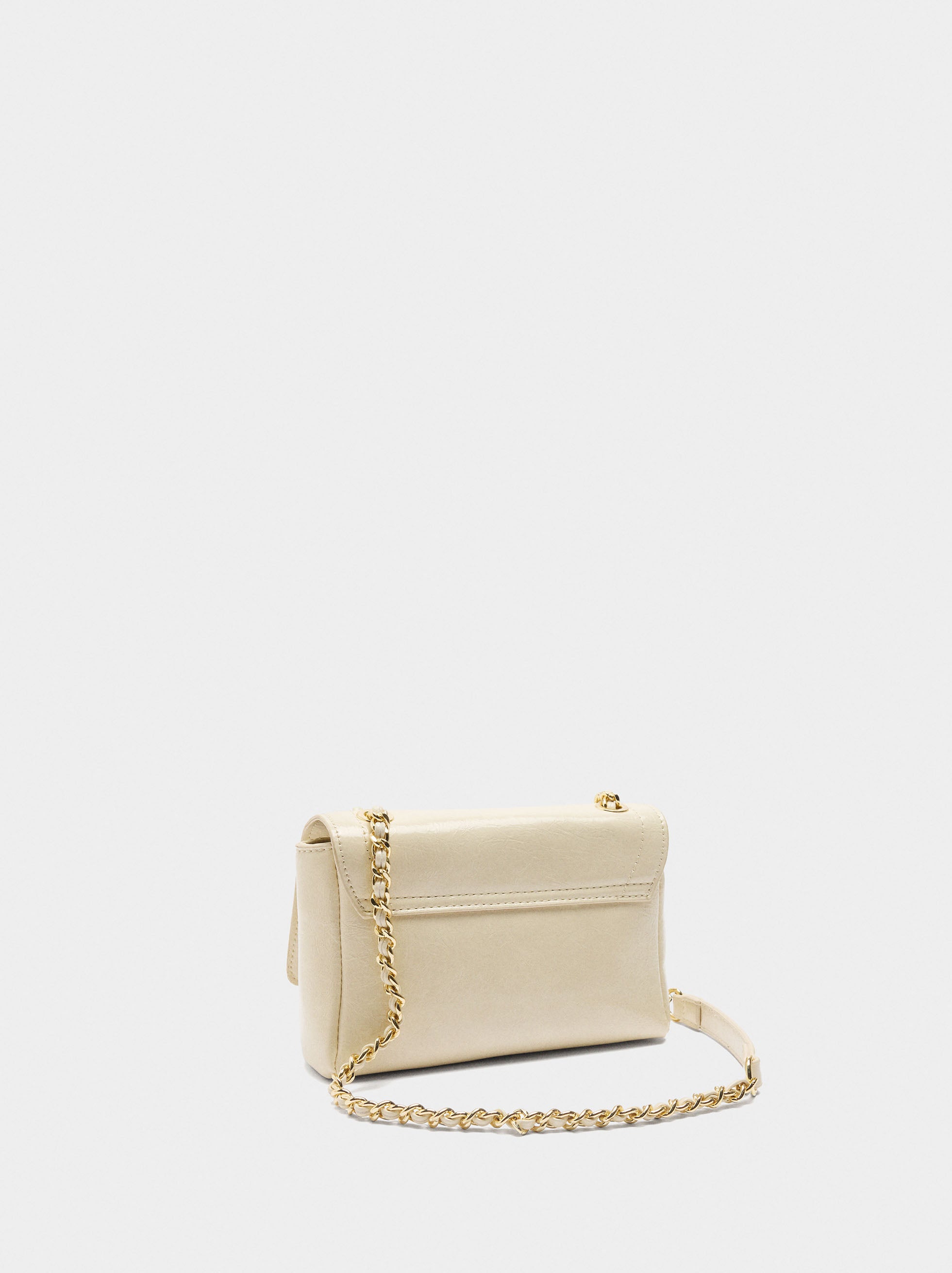 Bolso De Hombro Con Solapa