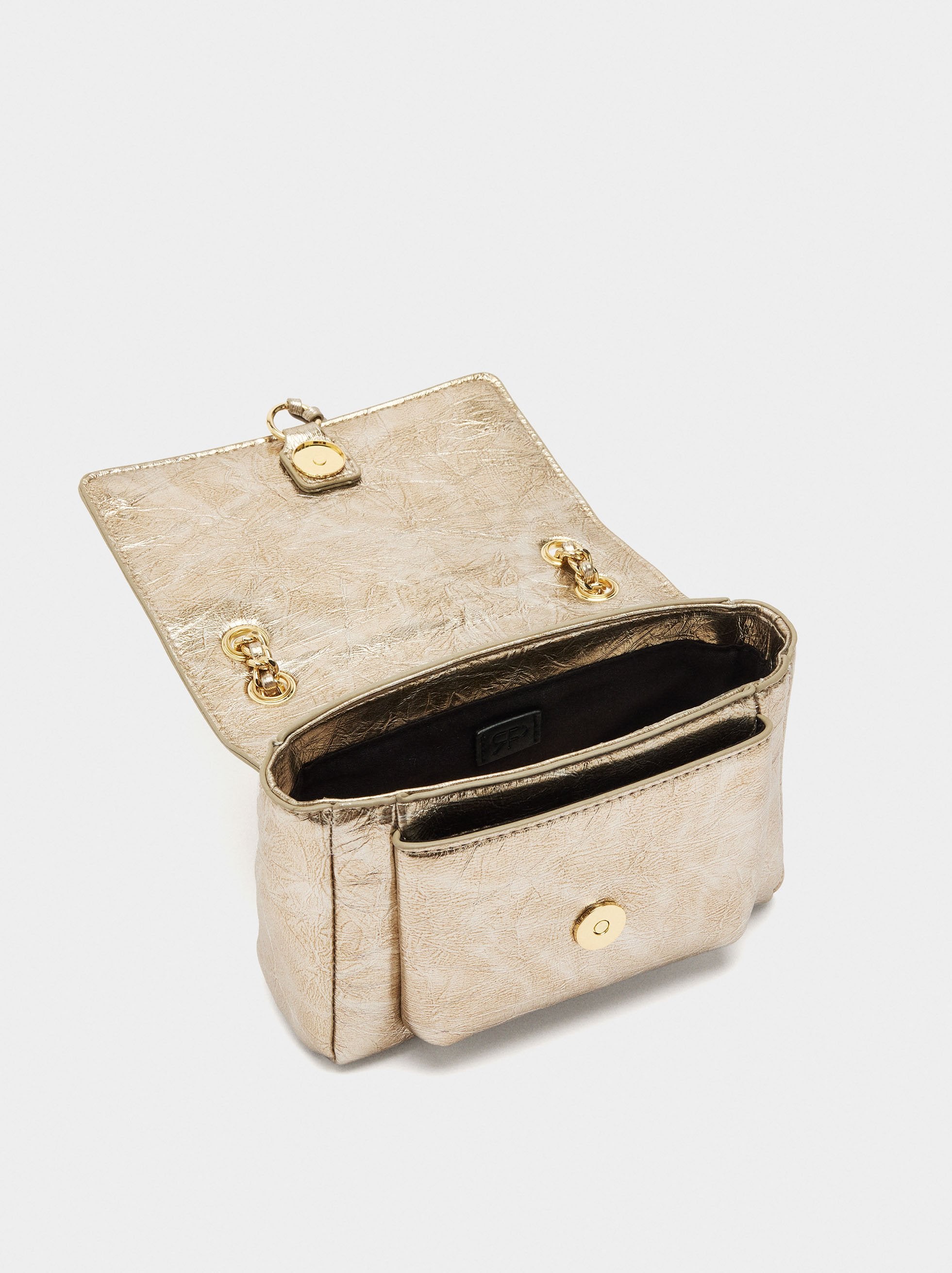 Bolso De Hombro Con Solapa
