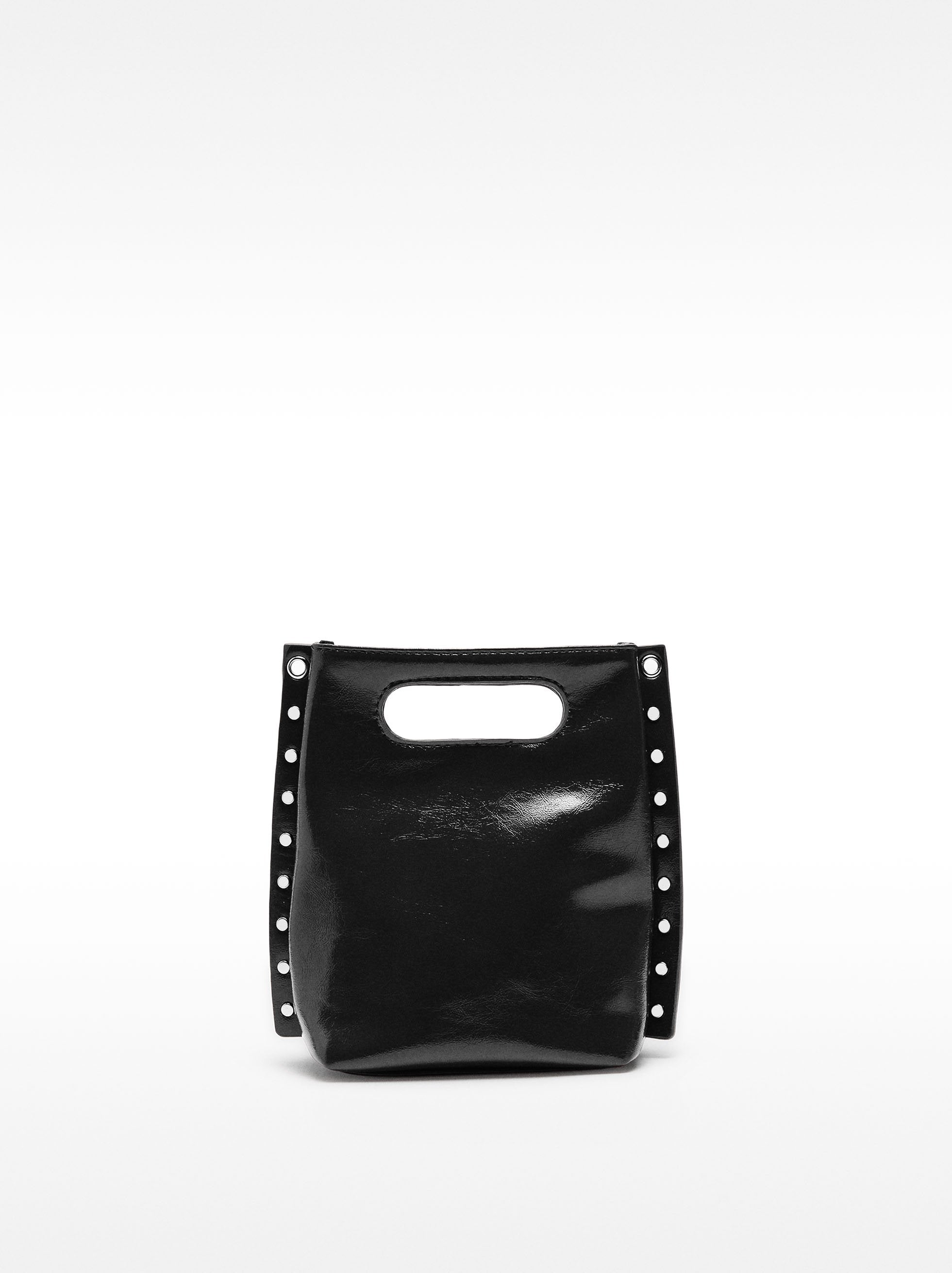 Bolso Tote Con Efecto Craquelado