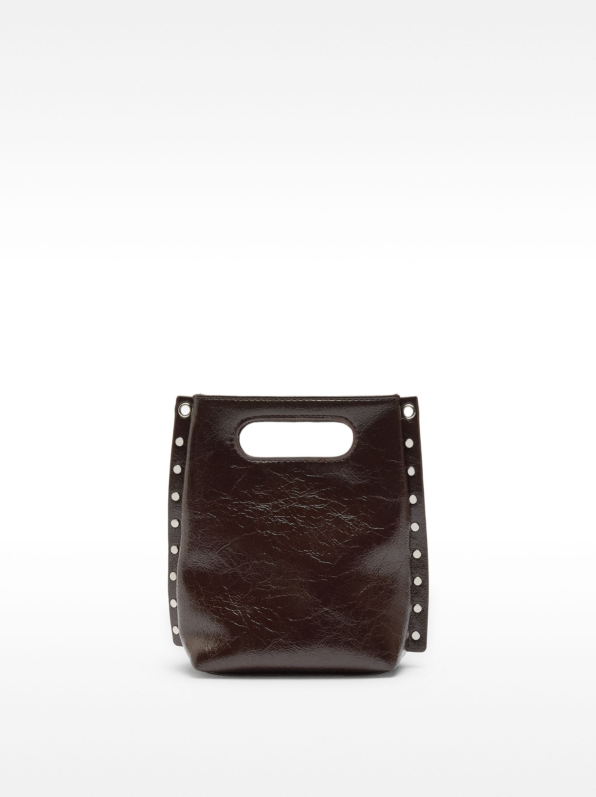 Bolso Tote Con Efecto Craquelado