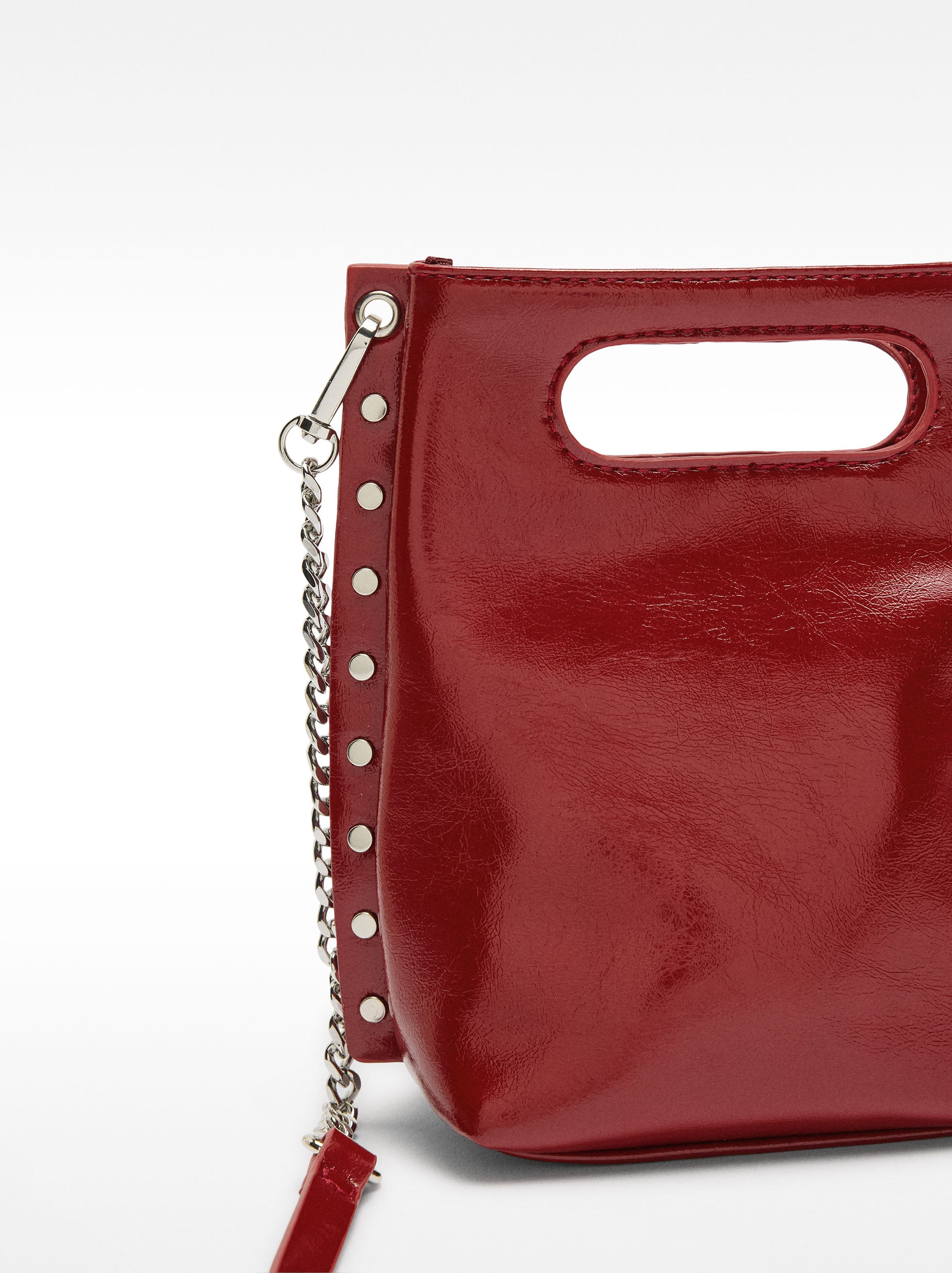 Bolso Tote Con Efecto Craquelado