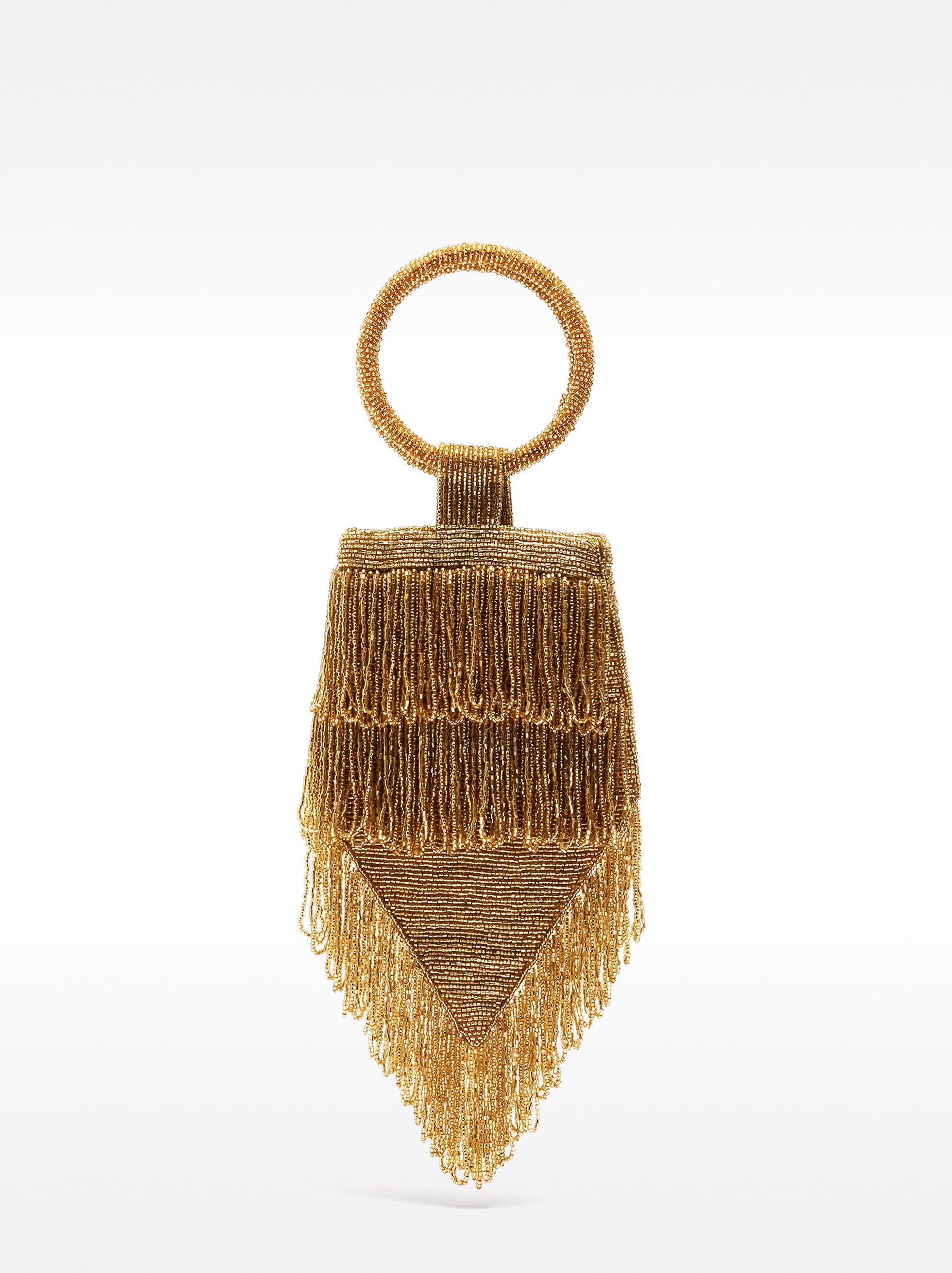 Bolso De Fiesta Con Abalorios