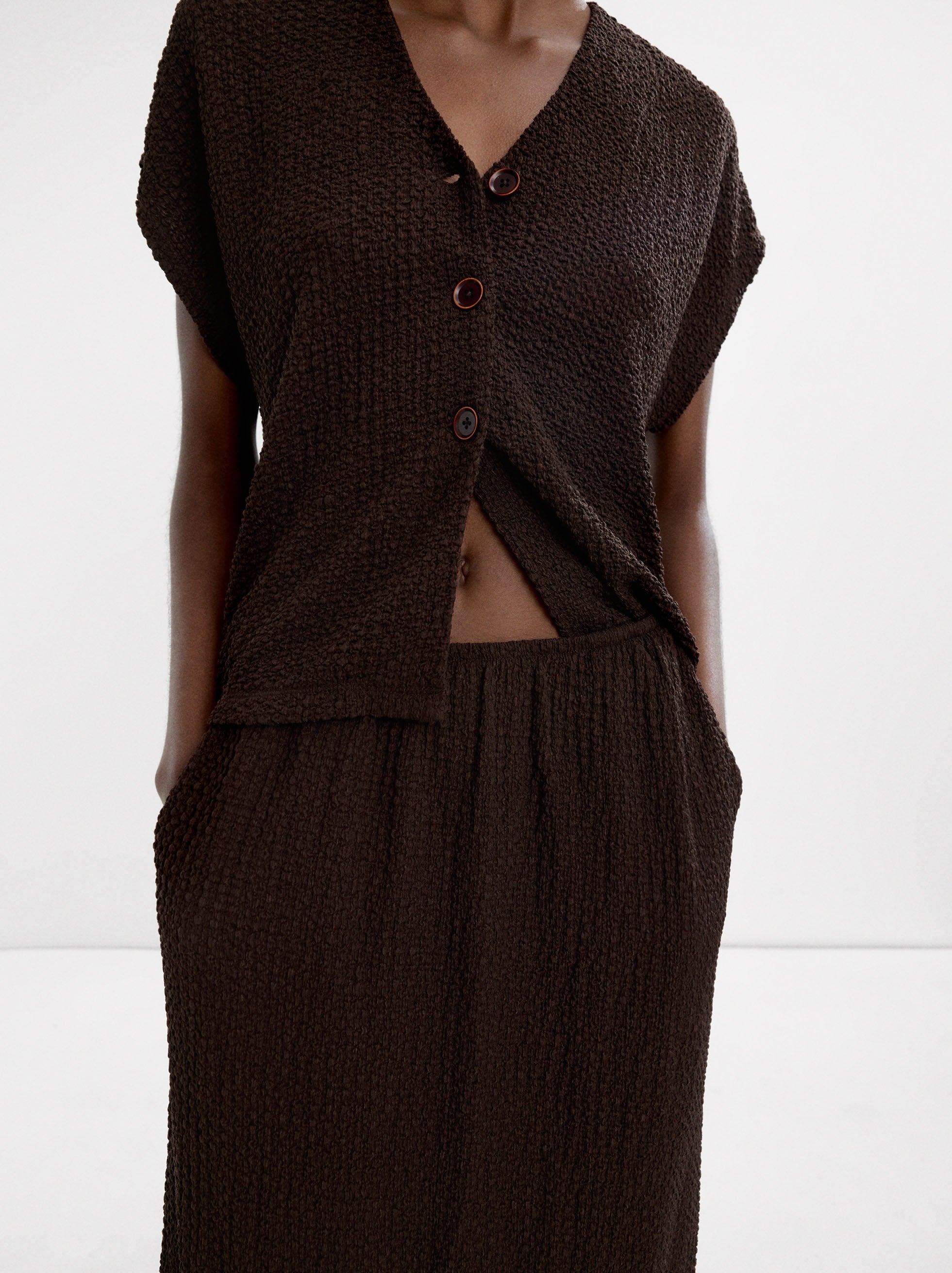 Blusa Con Textura