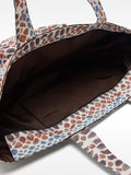 Bolso Shopper De Nylon Estampado