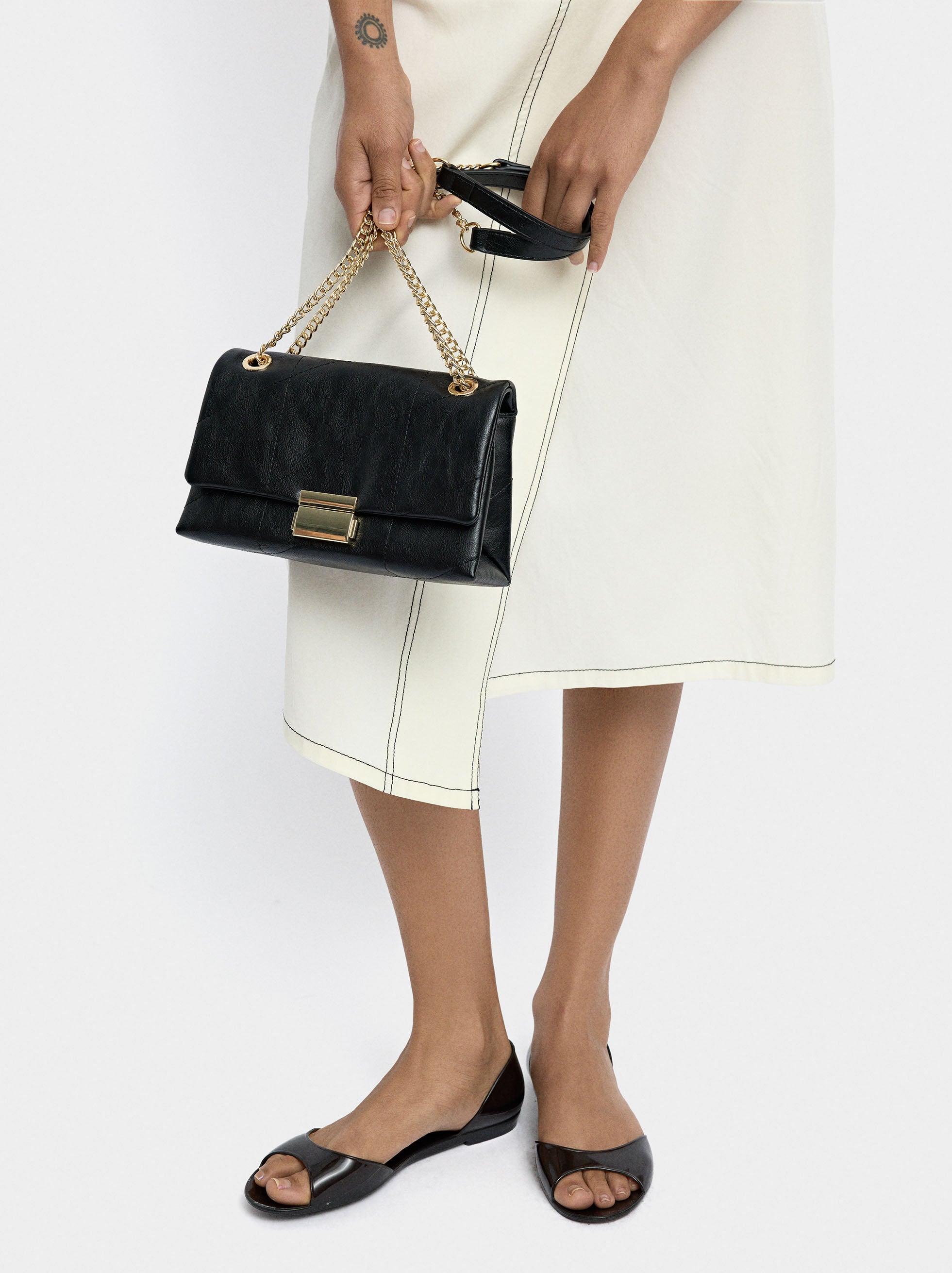 Bolso De Hombro Acolchada