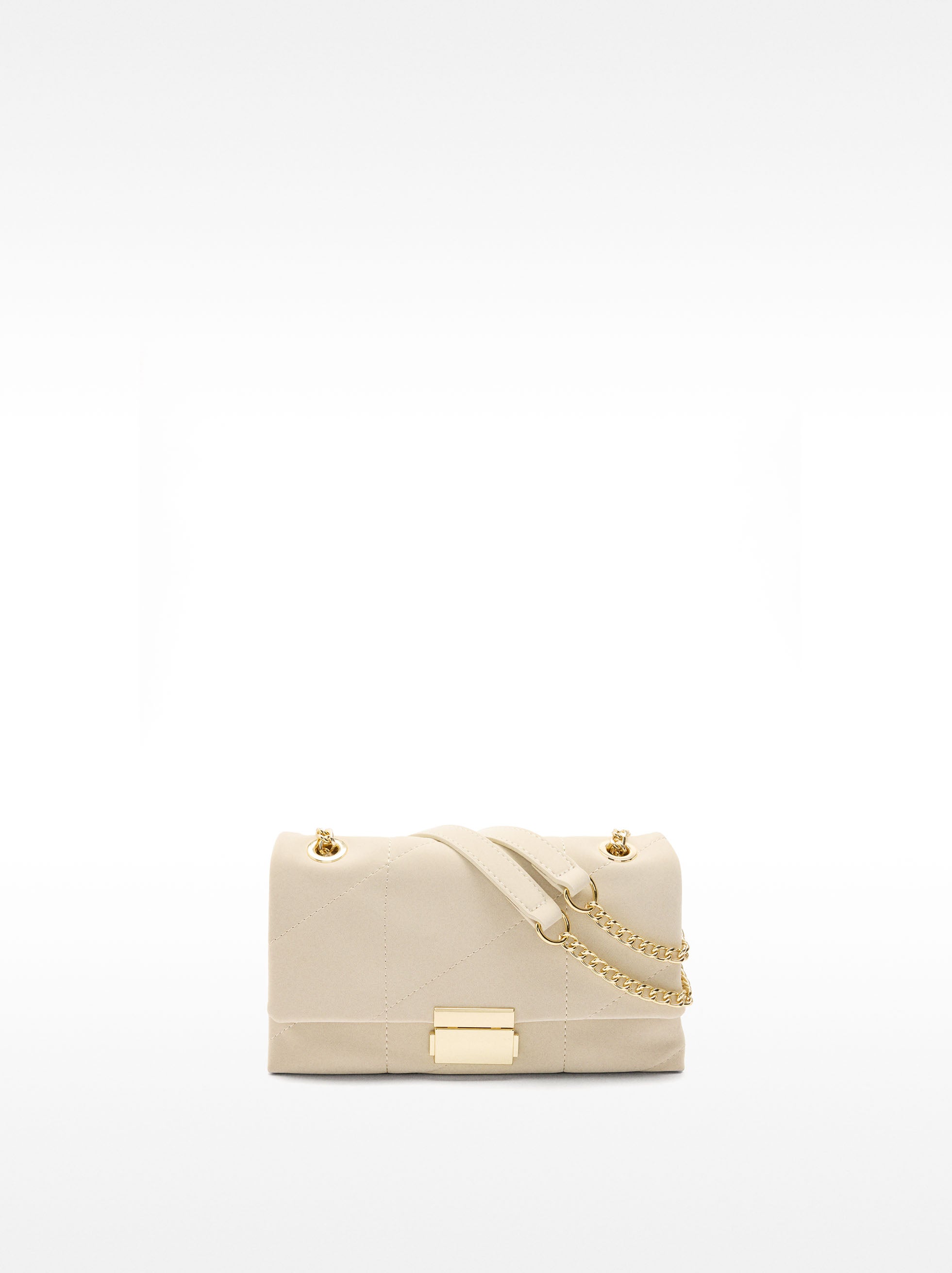 Bolso De Hombro Acolchada Textura Suave