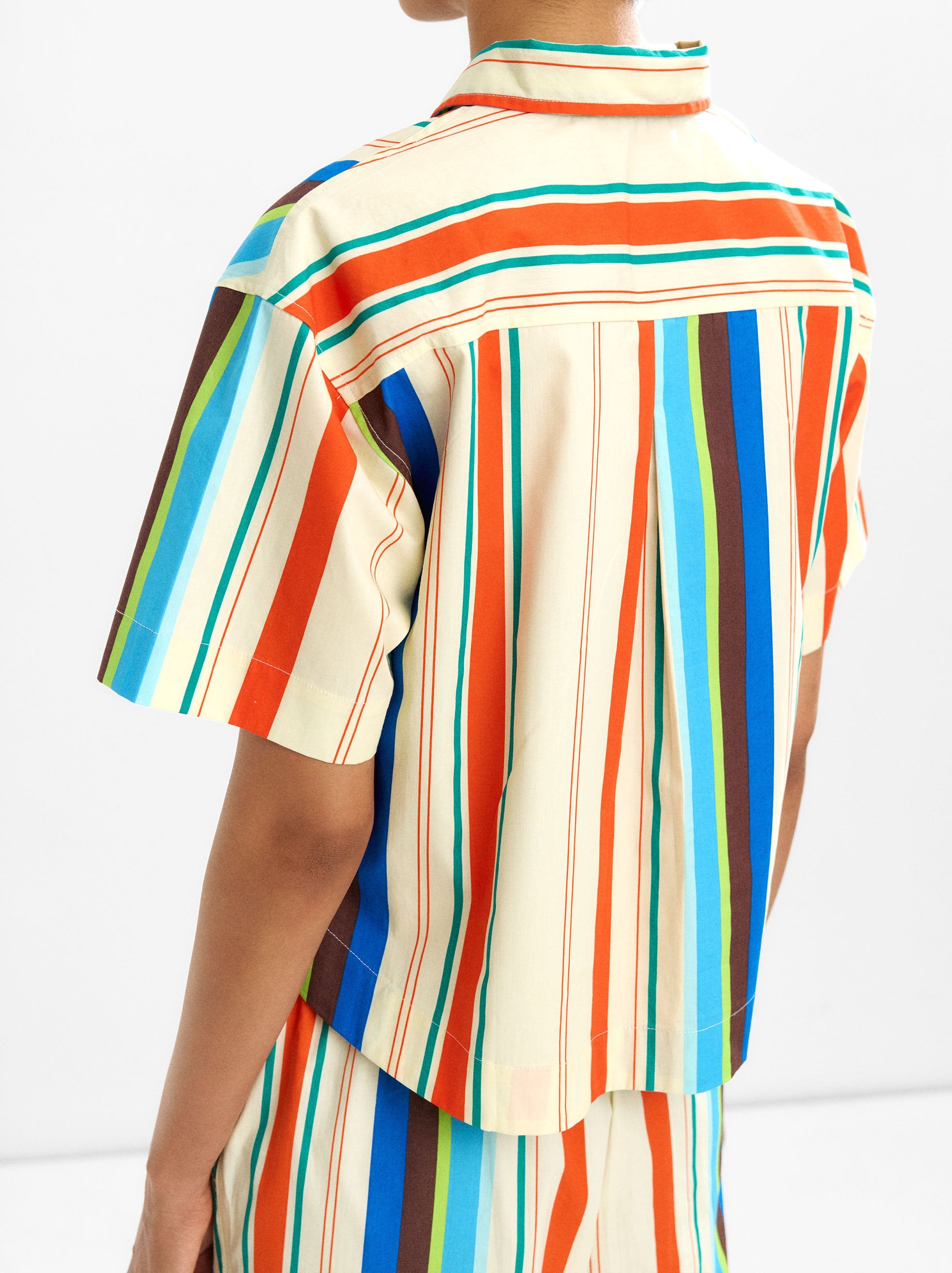 Camisa De Rayas 100% Algodón