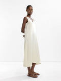Vestido Midi Efecto Arrugado