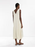 Vestido Midi Efecto Arrugado
