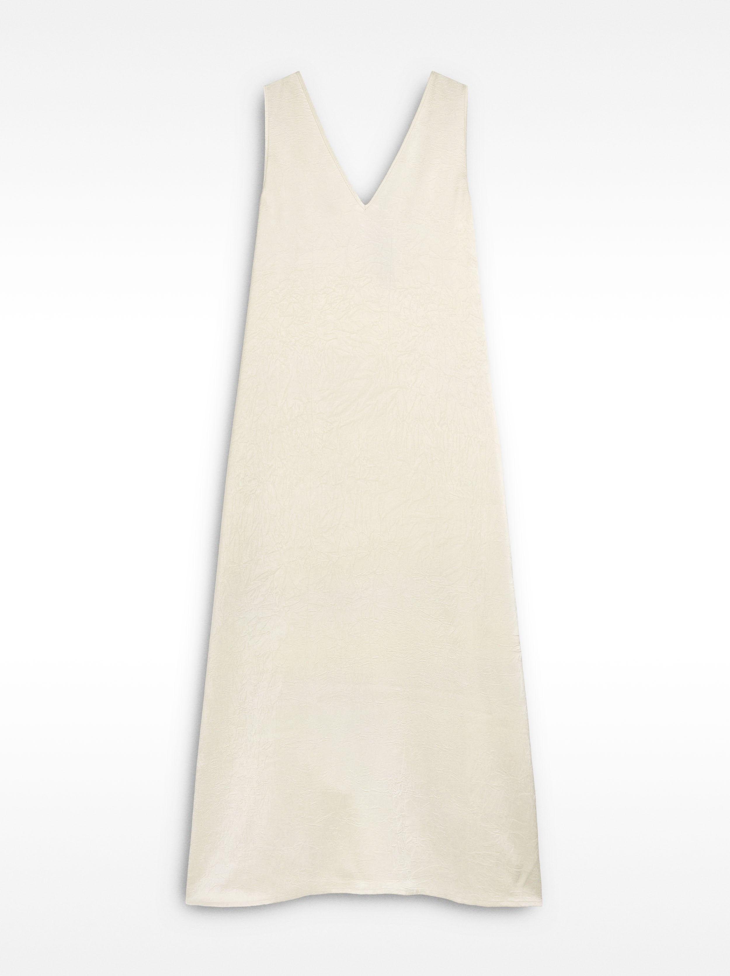 Vestido Midi Efecto Arrugado