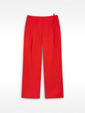 Pantalón Con Pinzas Mezcla De Lino