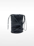 Bolso Bombonera De Piel Trenzada