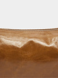 Bolso Hobo De Piel Con Tachuelas