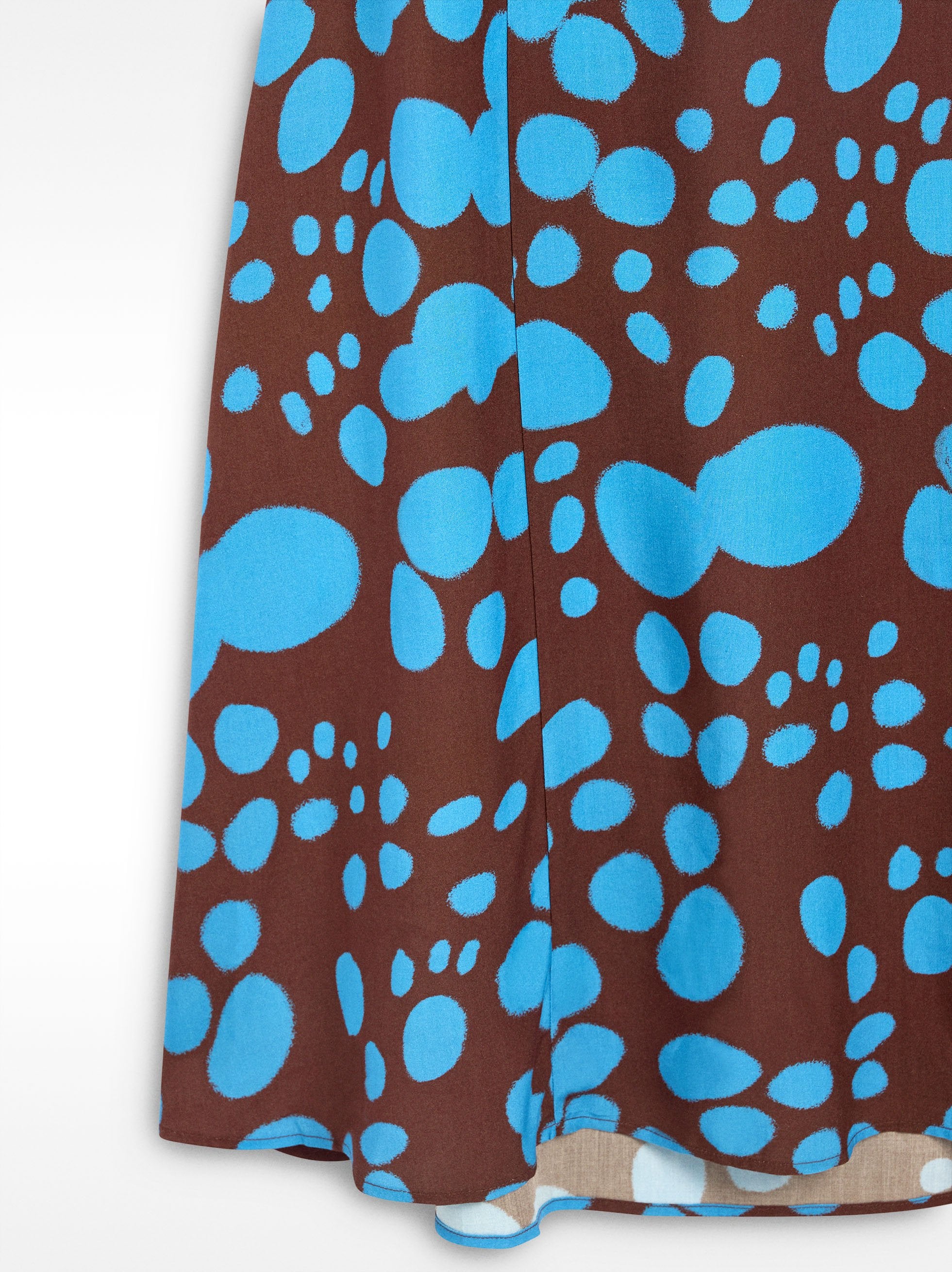 Vestido Largo Estampado De Tirantes