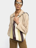 Bolso De Hombro De Rayas