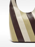 Bolso De Hombro De Rayas