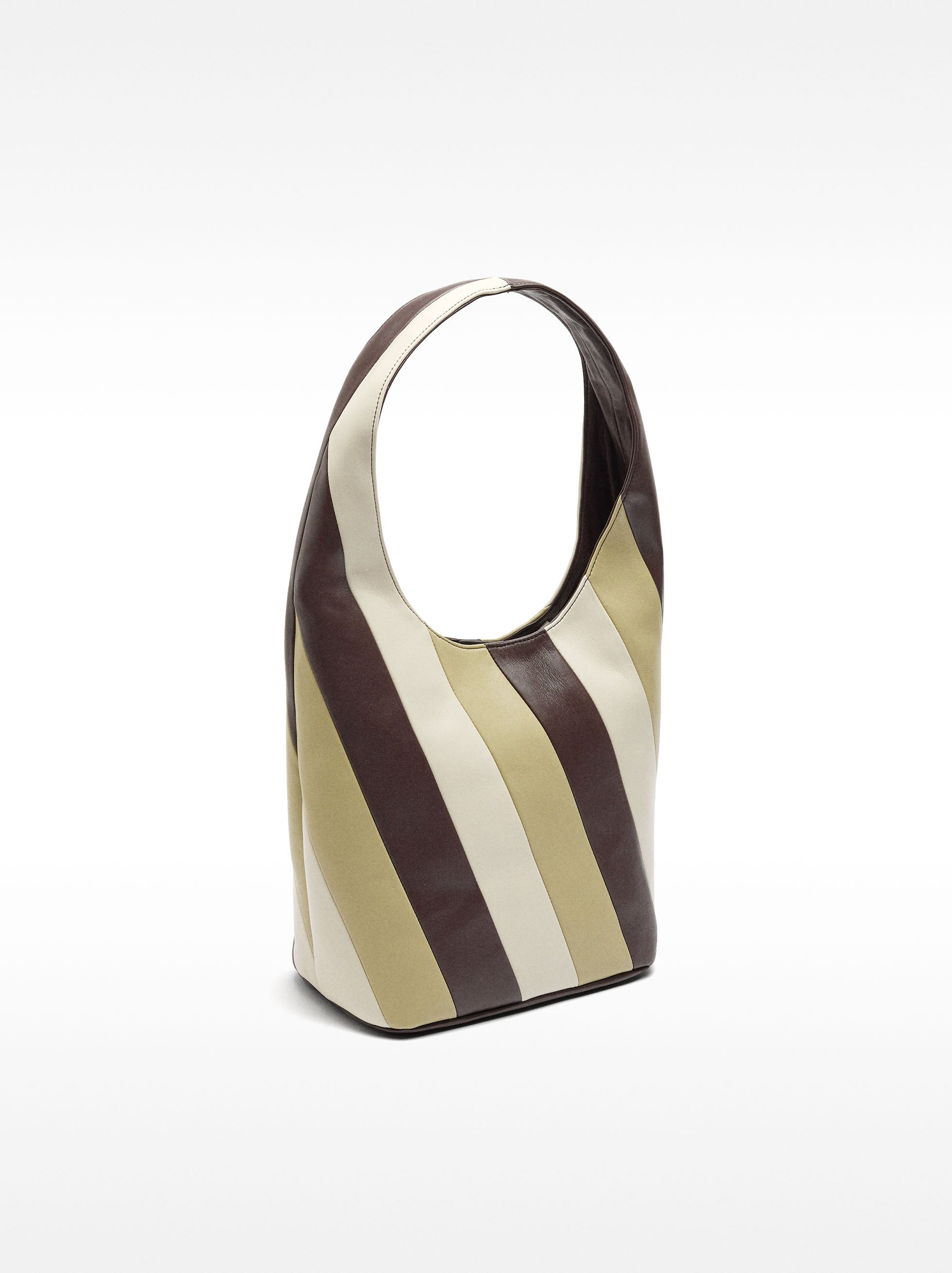 Bolso De Hombro De Rayas
