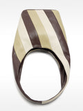 Bolso De Hombro De Rayas