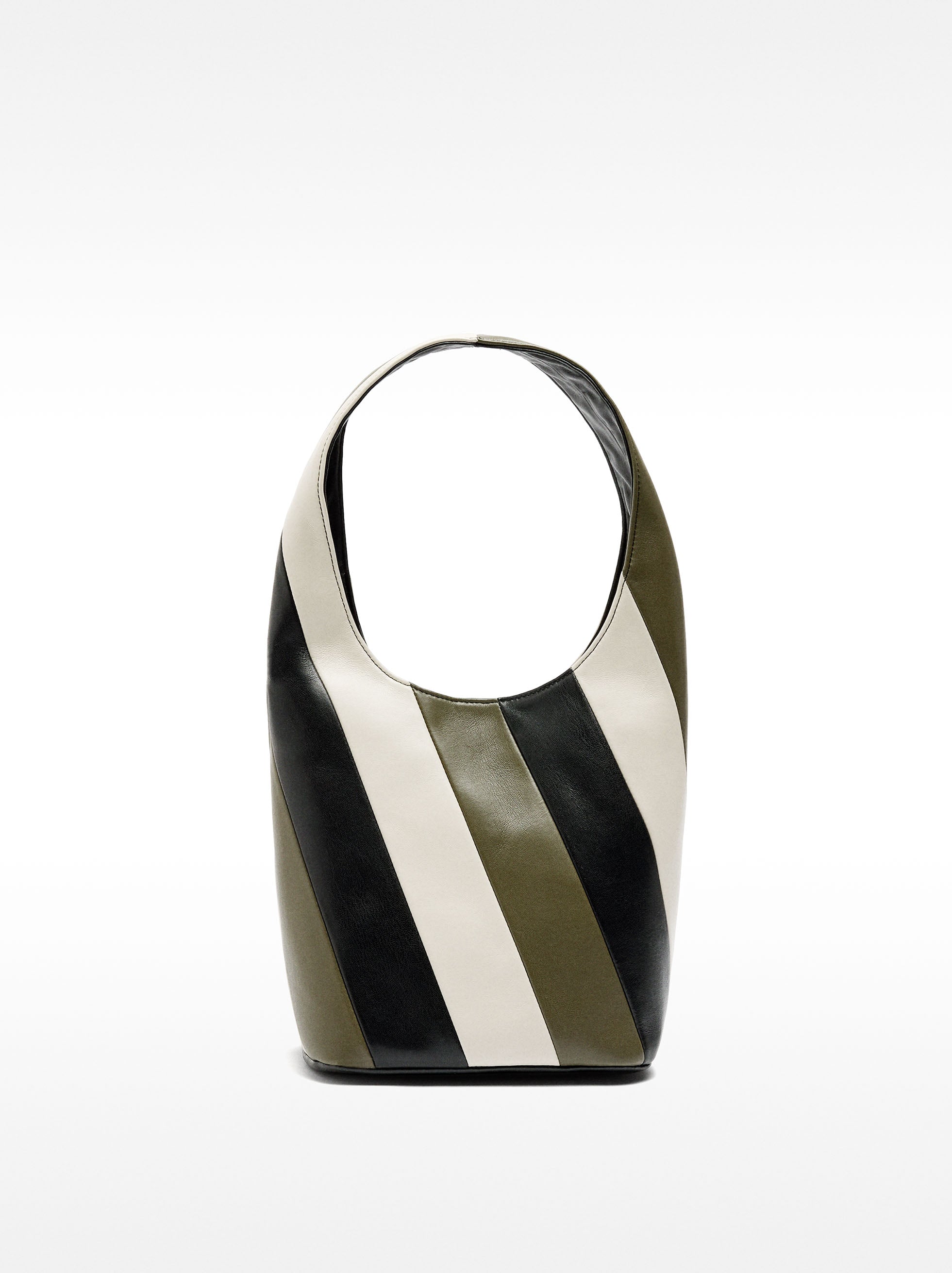 Bolso De Hombro De Rayas