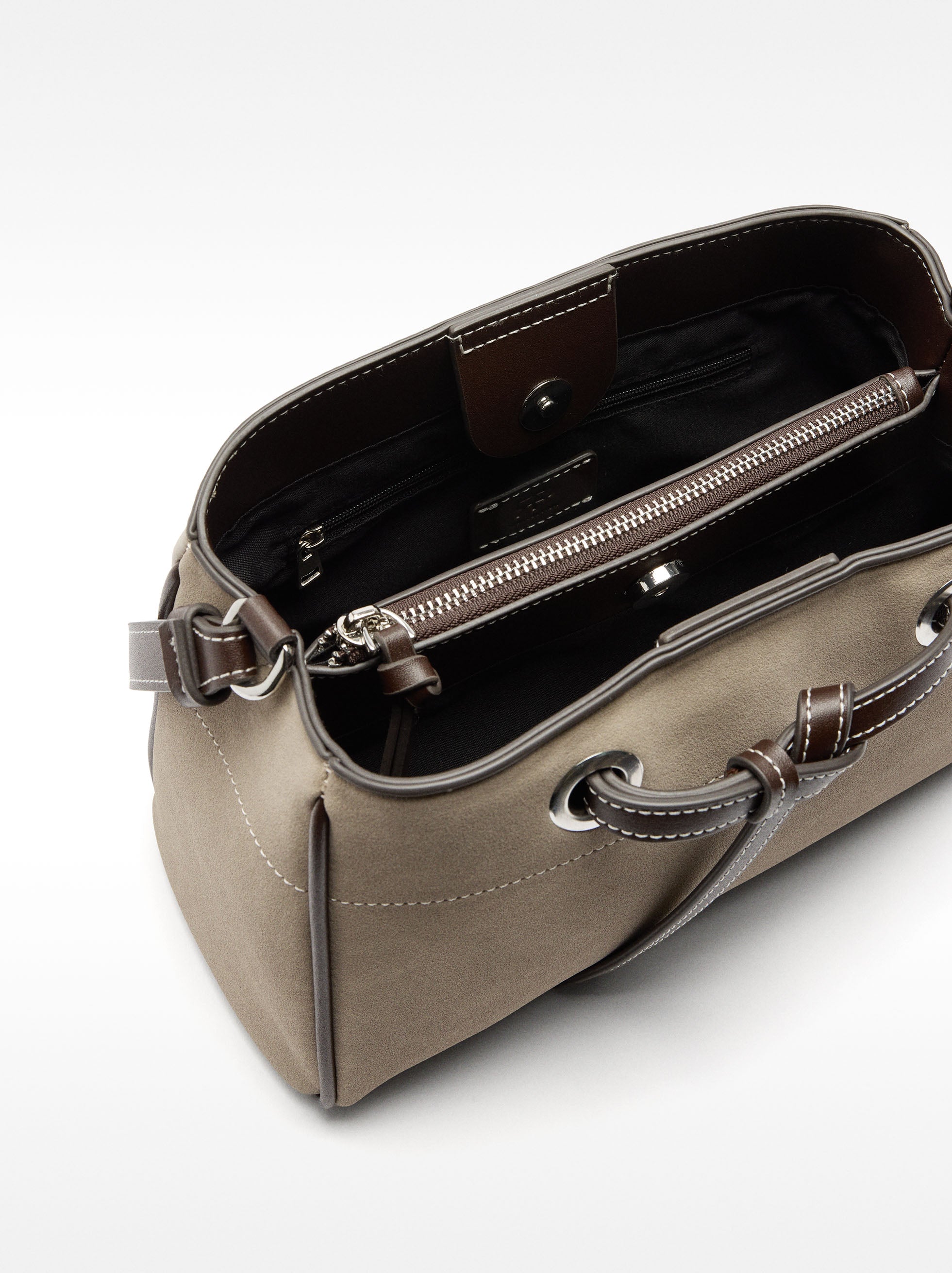 Bolso Bandolera Efecto Piel