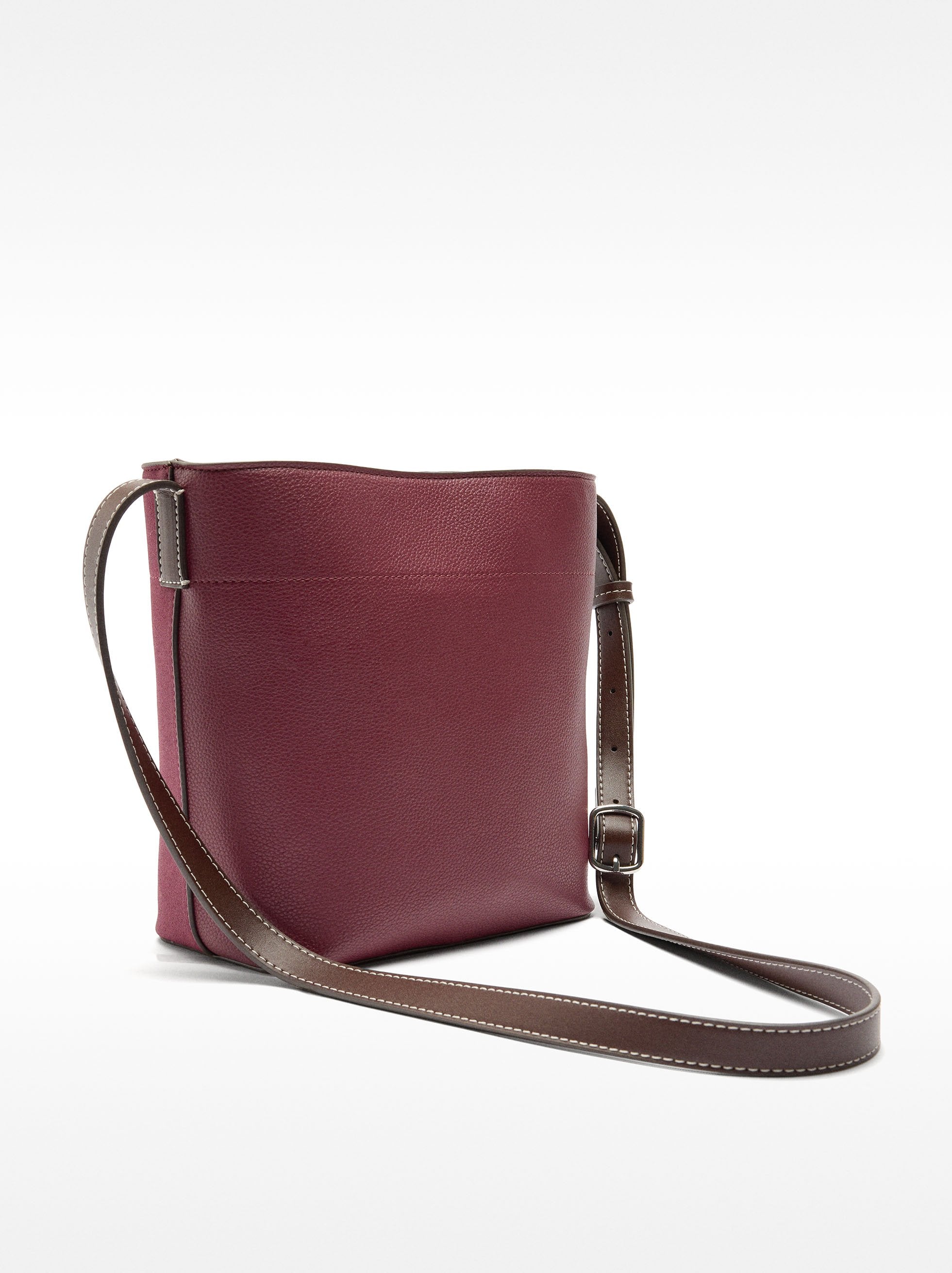 Bolso Bombonera Efecto Piel