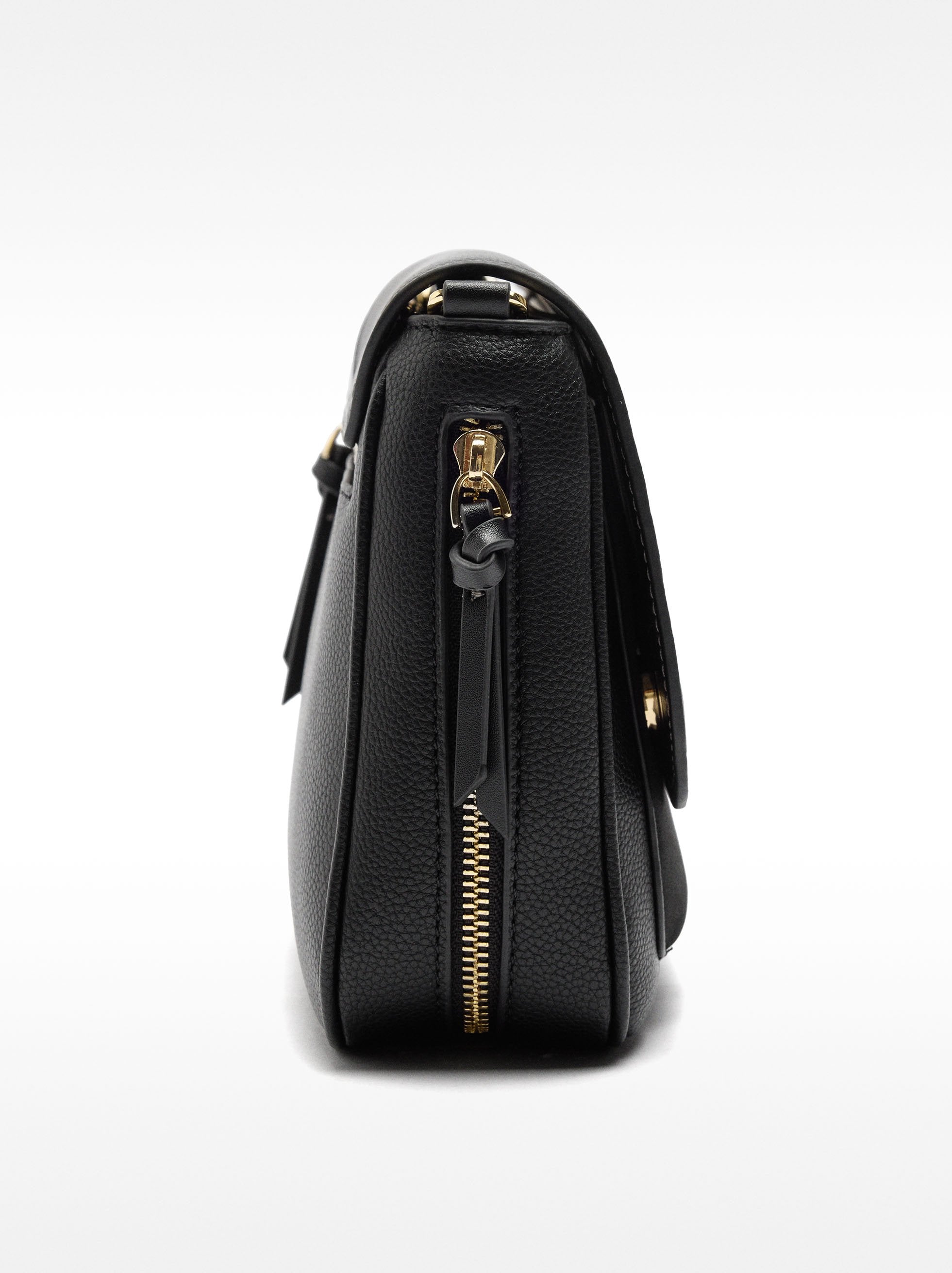 Bolso Bandolera Extensible Con Solapa