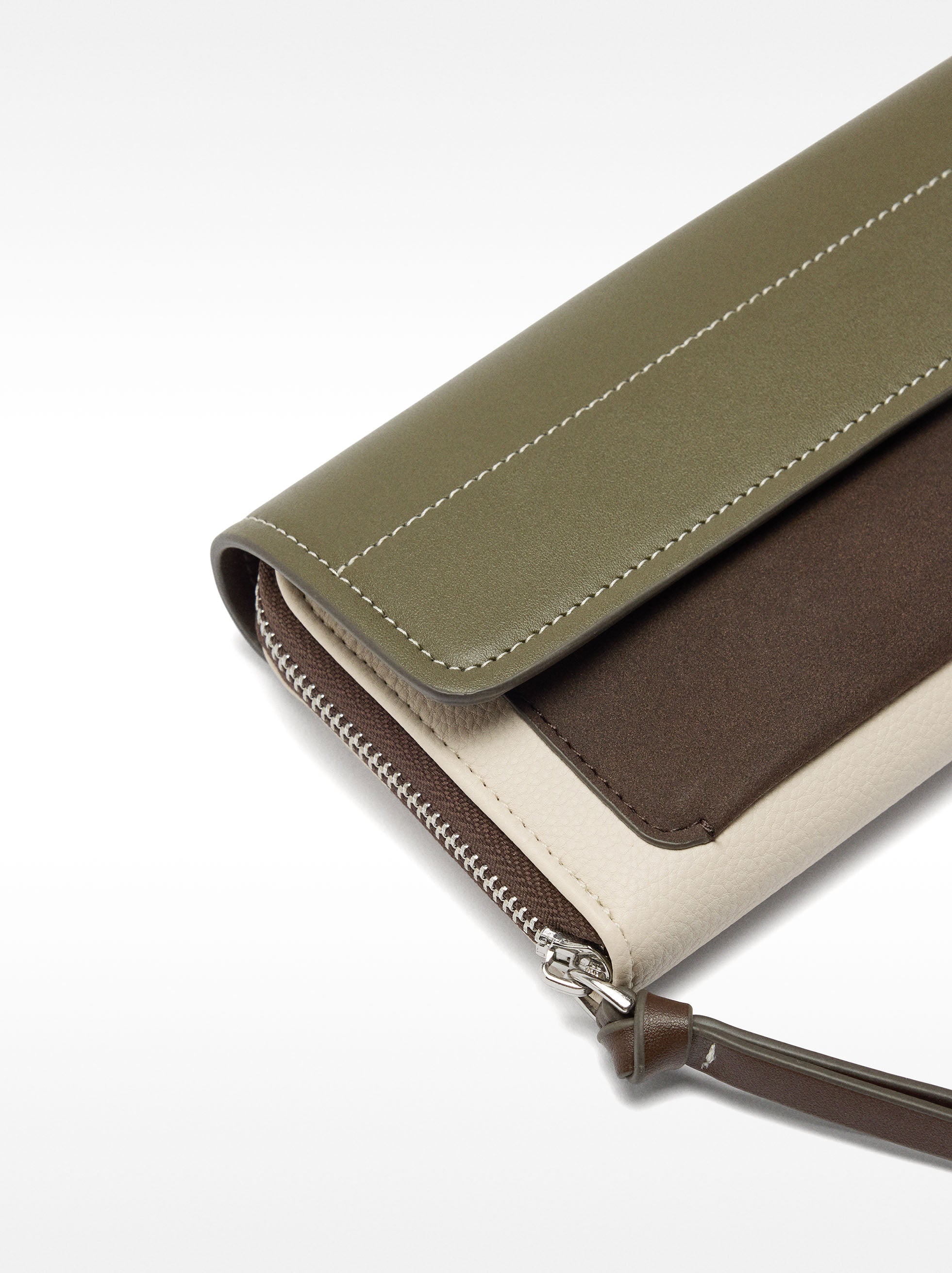 Cartera De Color Block