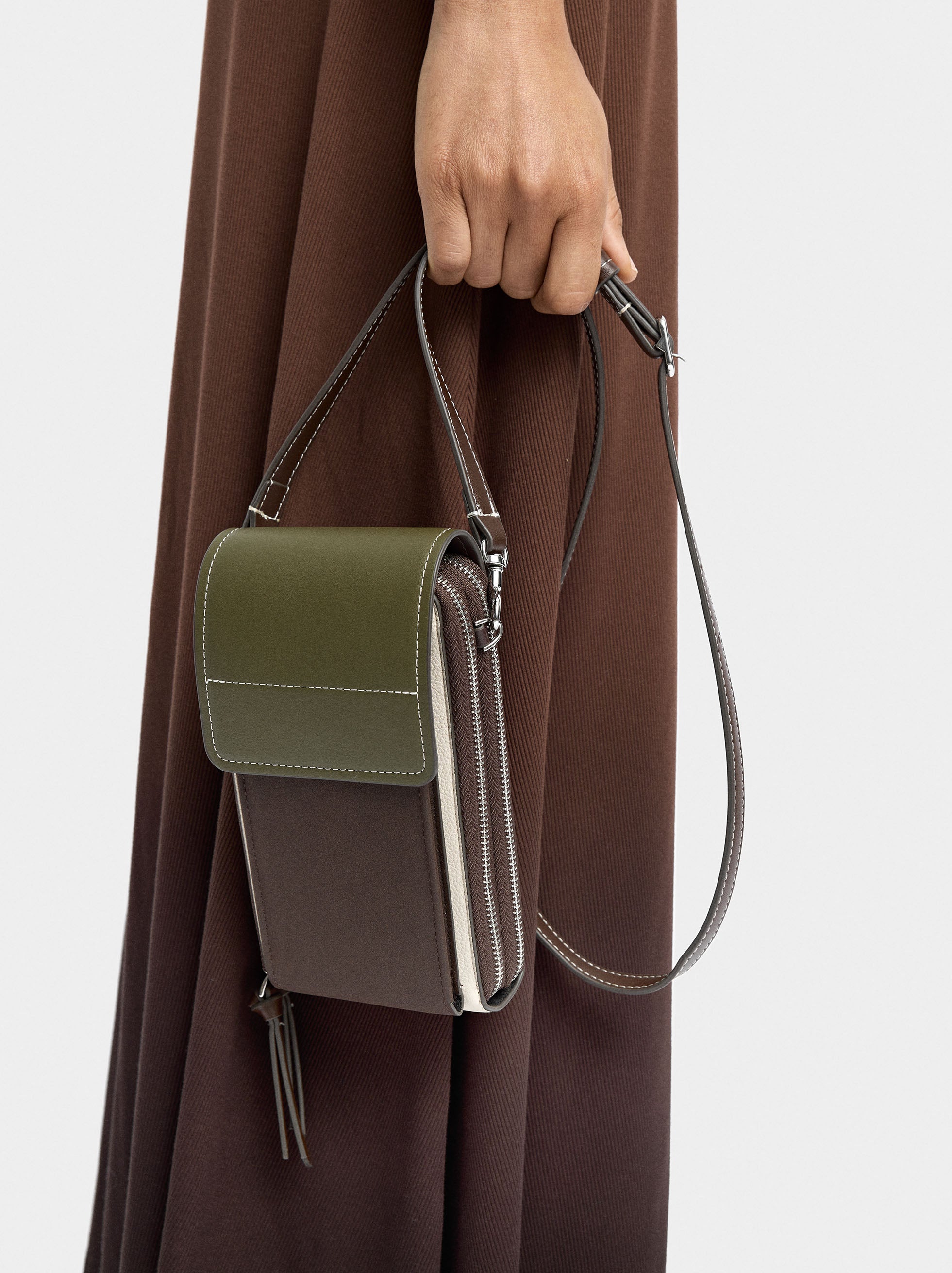 Bolso Para Móvil Color Block