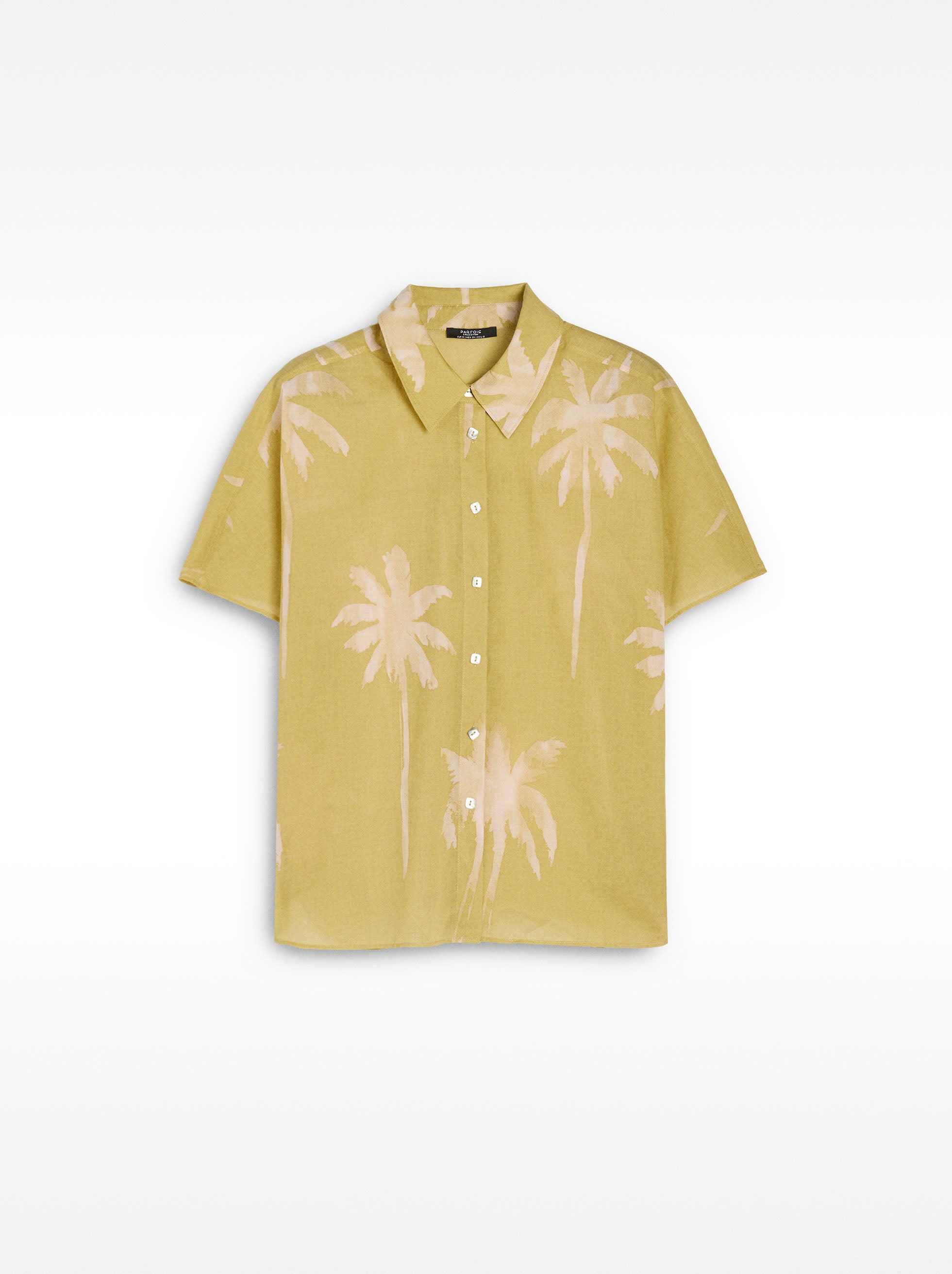 Camisa Estampada 100% Algodón