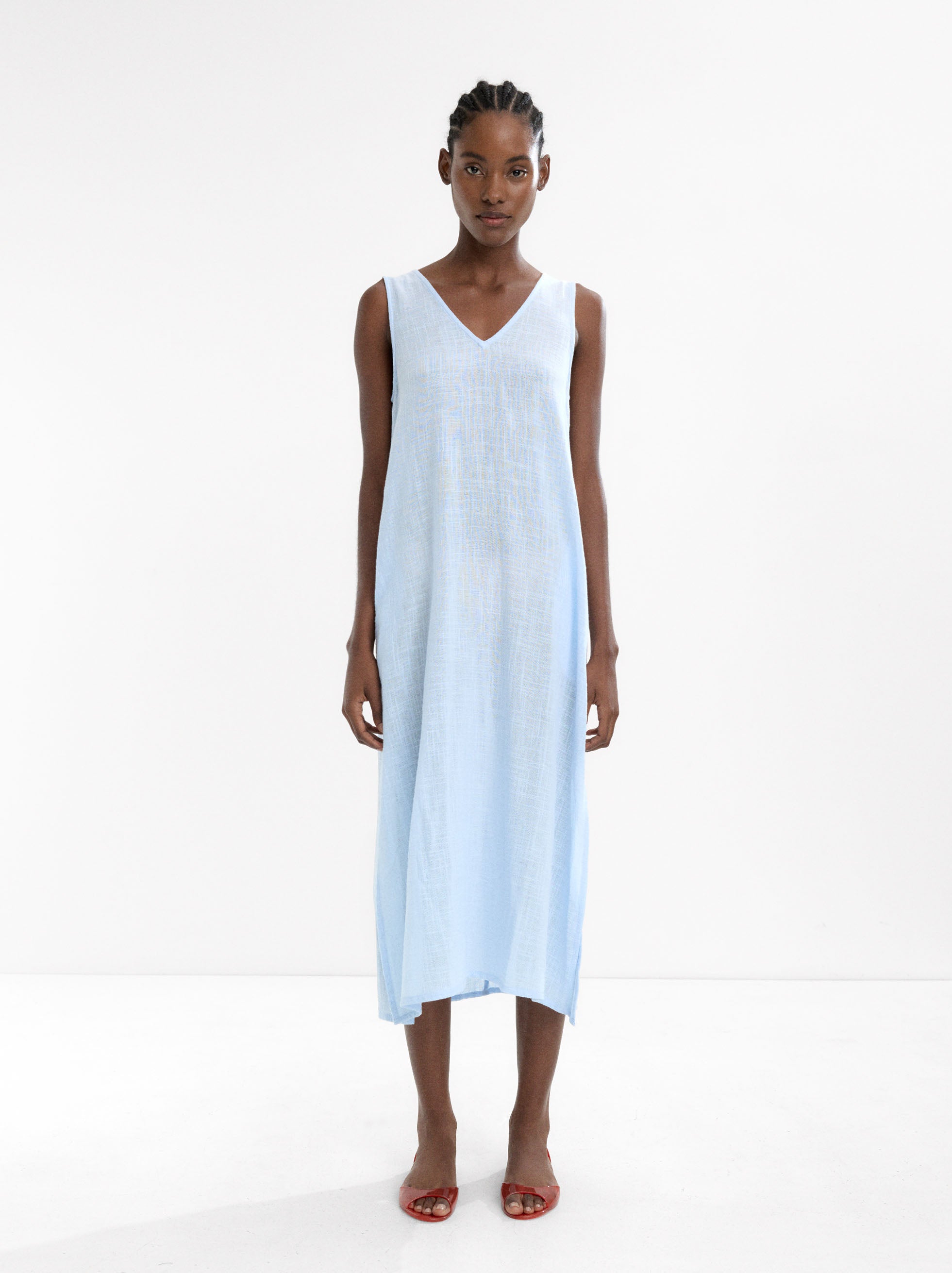 Vestido Midi 100% Algodón