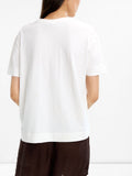 Camiseta Con Bordado 100% Algodón
