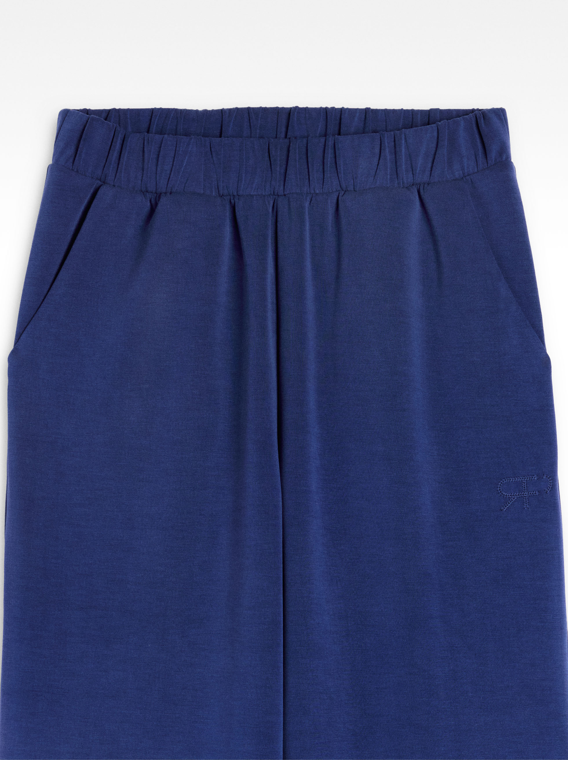 Pantalón Fluido Con Cintura Elástica