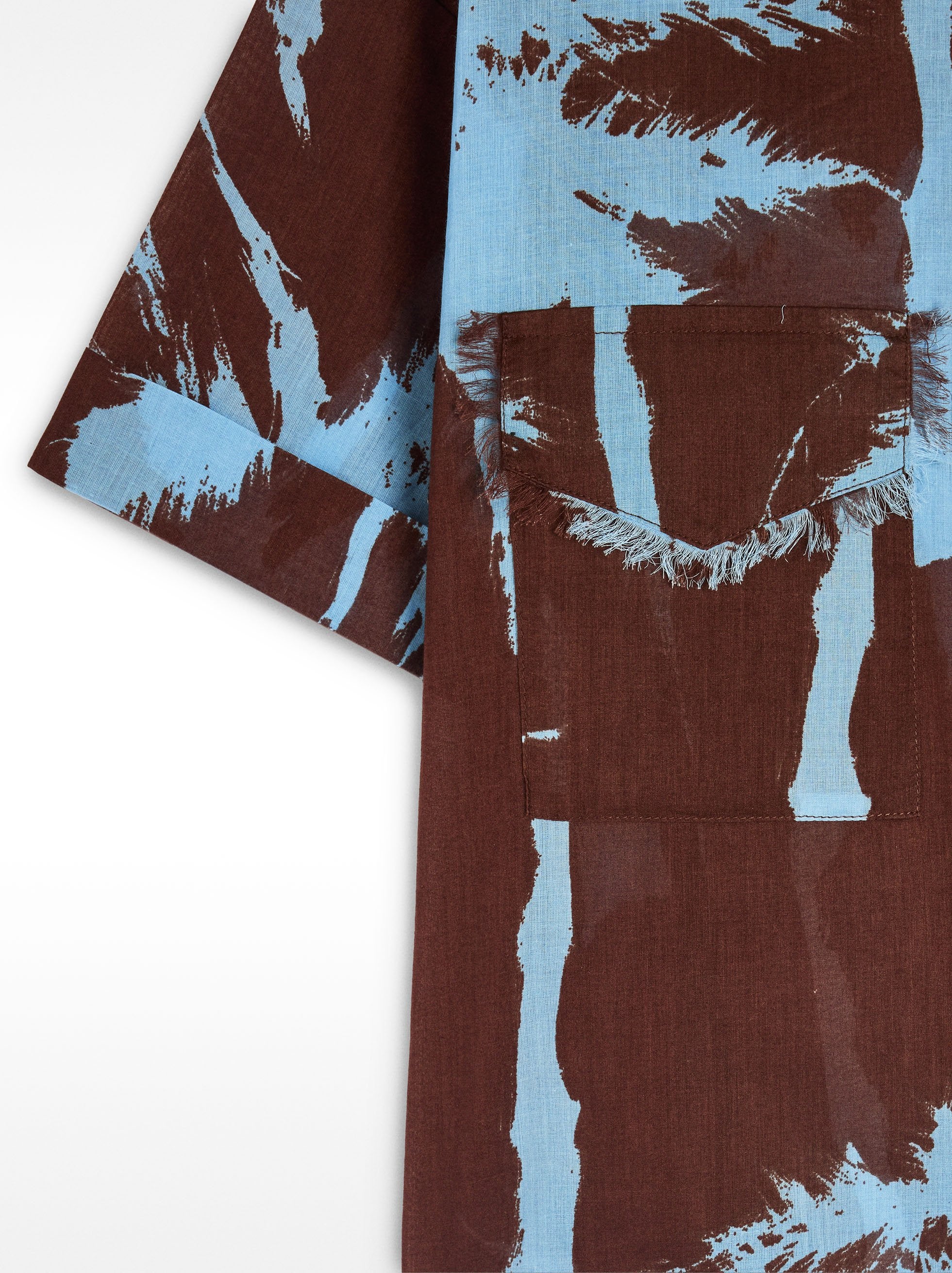 Camisa Estampada 100% Algodón