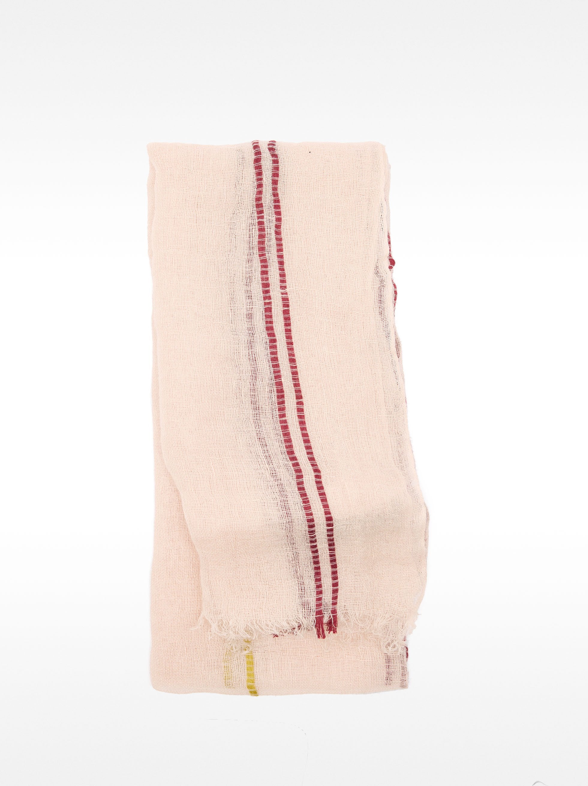 Pashmina De Lino Con Pespuntes