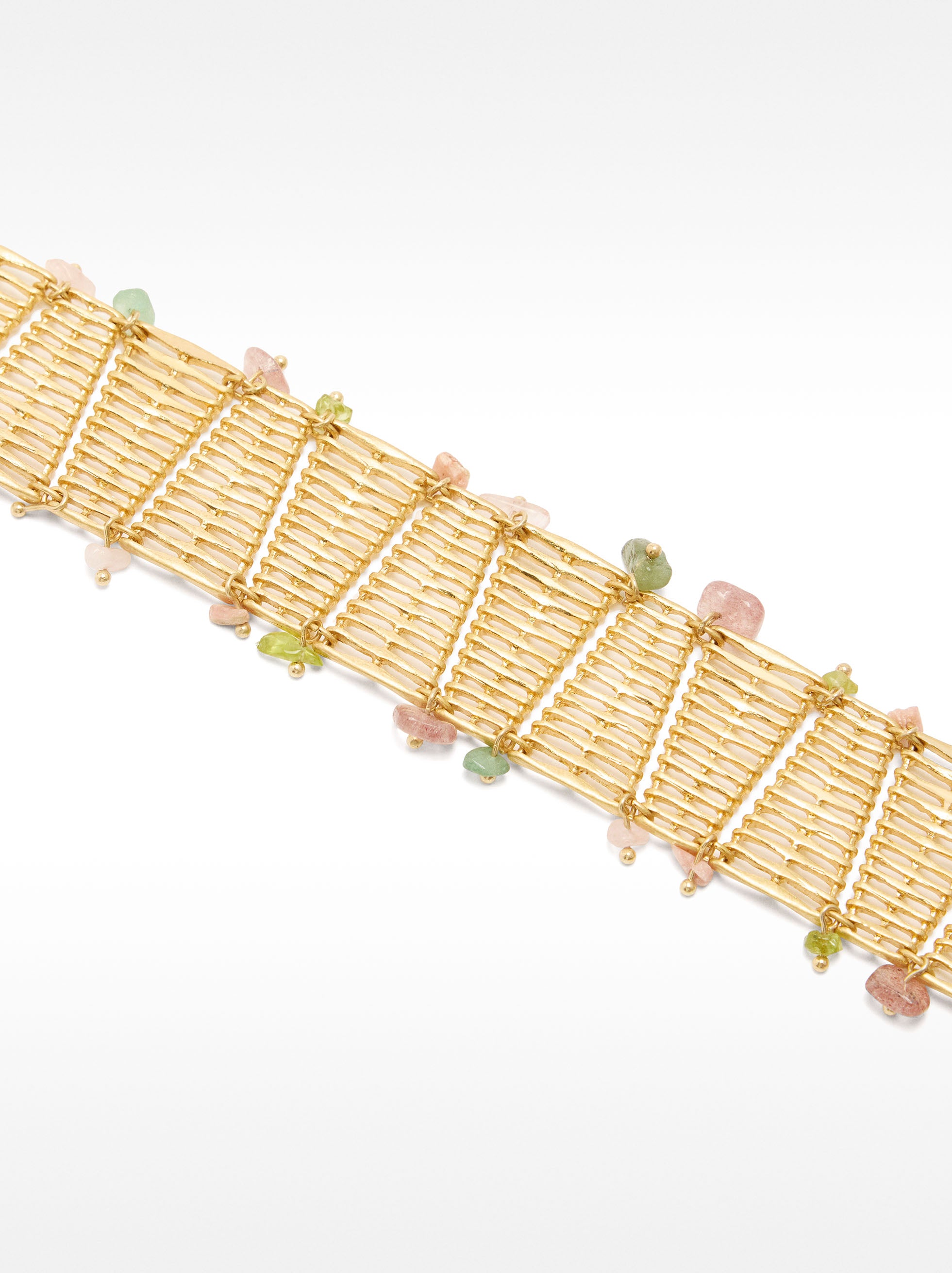 Choker Trenzado Con Piedras