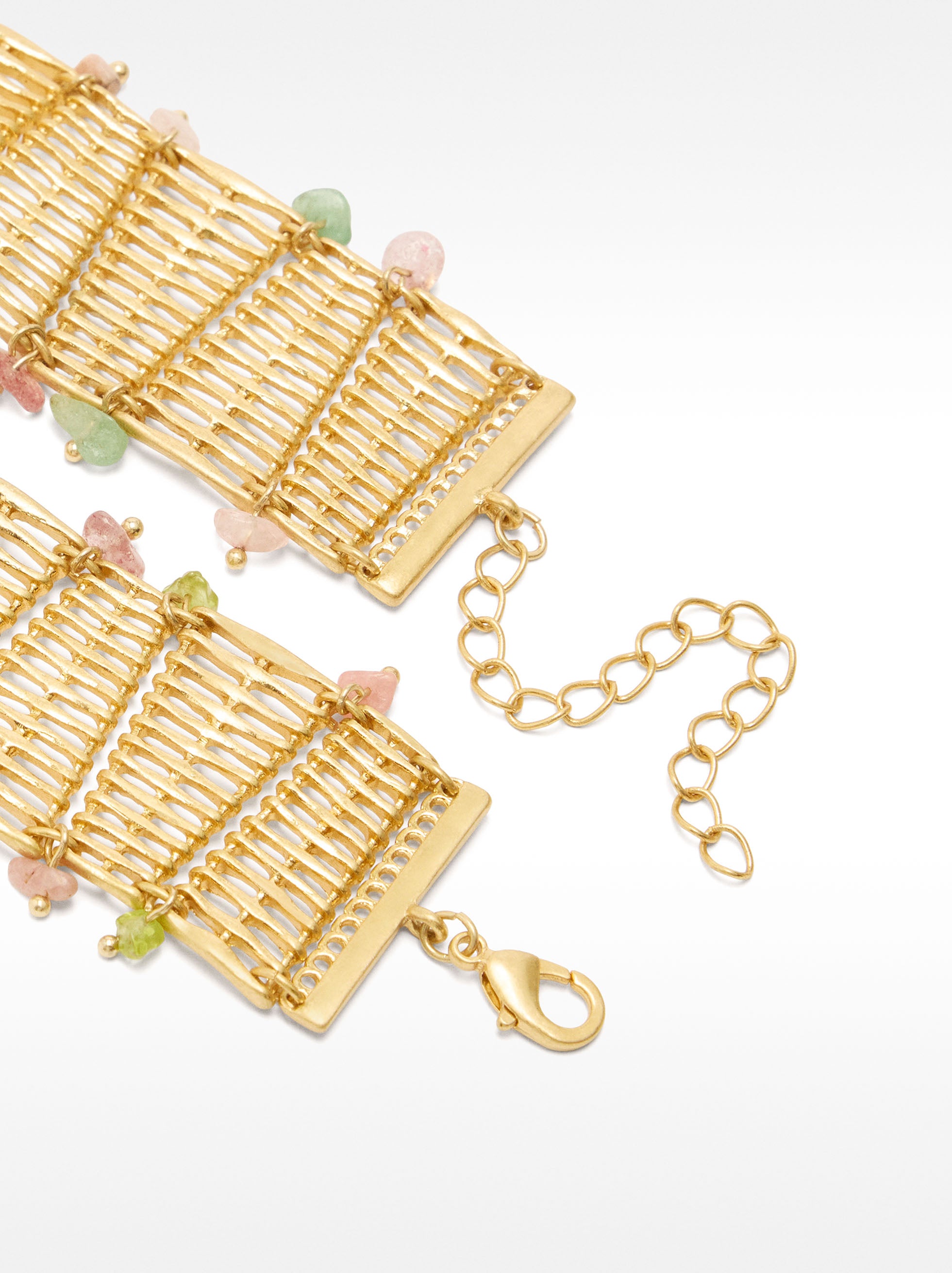 Choker Trenzado Con Piedras