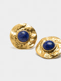 Pendientes Redondos Con Piedras